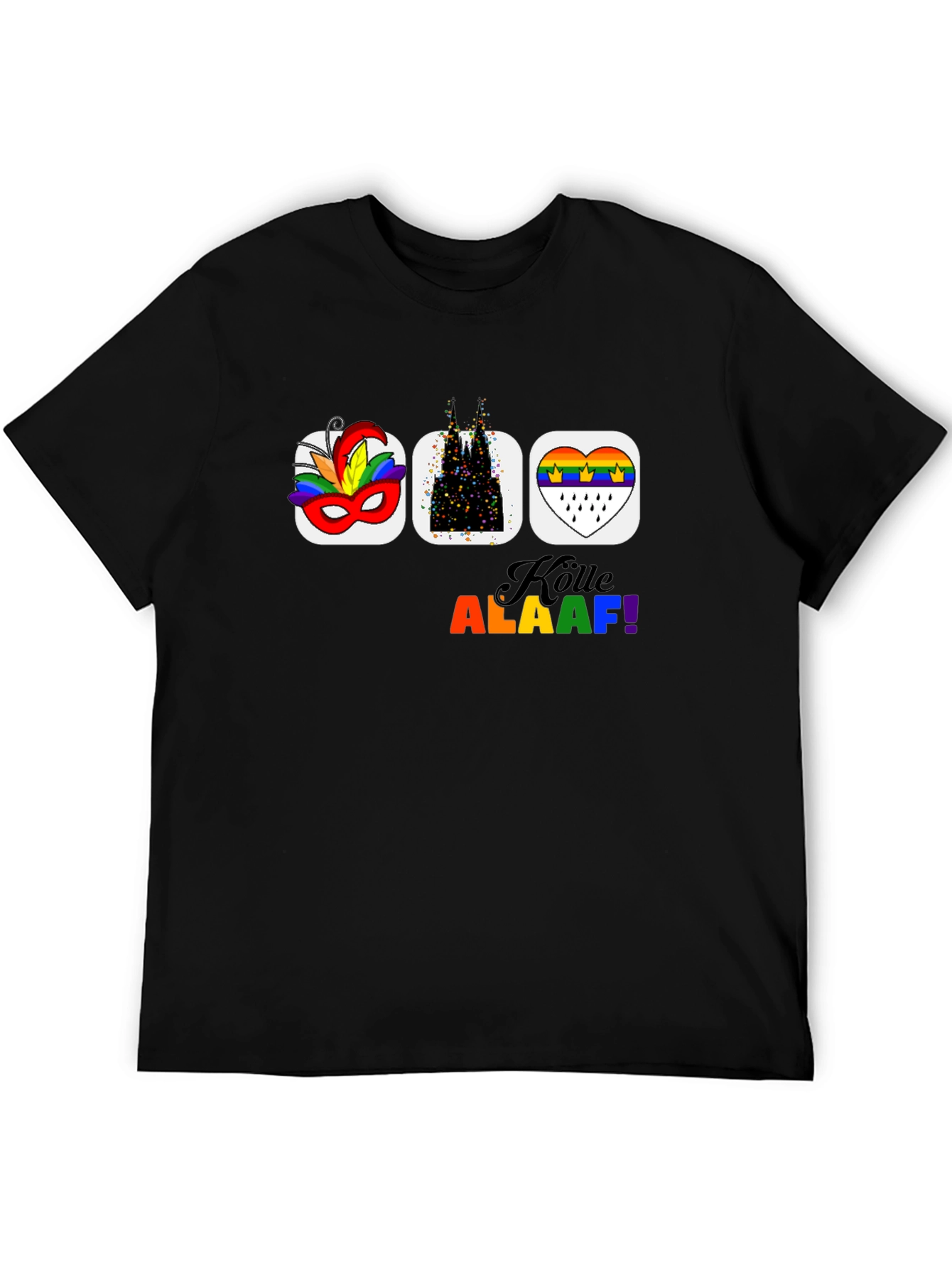 Colorful Cologne Germany Graphic T-Shirt
