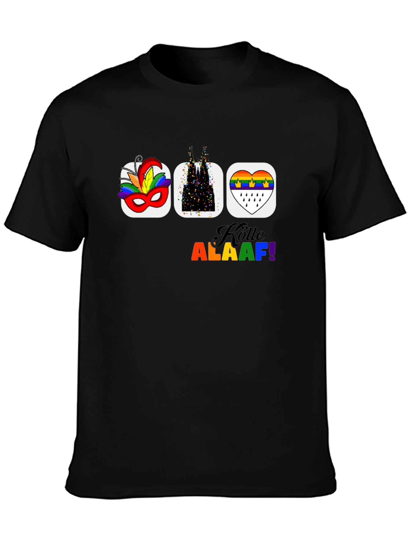 Colorful Cologne Germany Graphic T-Shirt