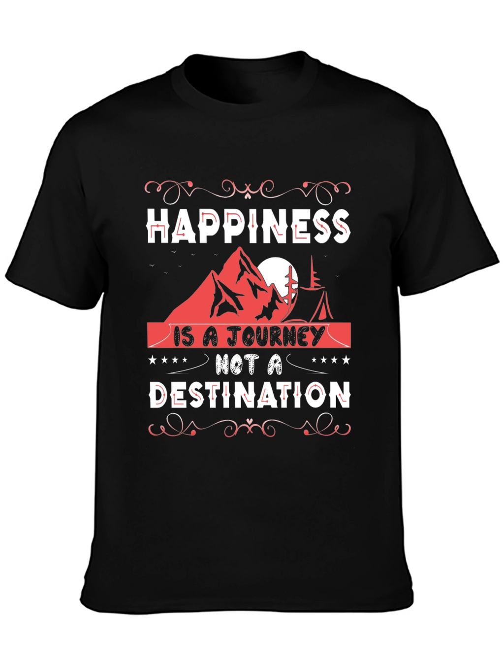 Happiness Is a Journey Graphic Tee