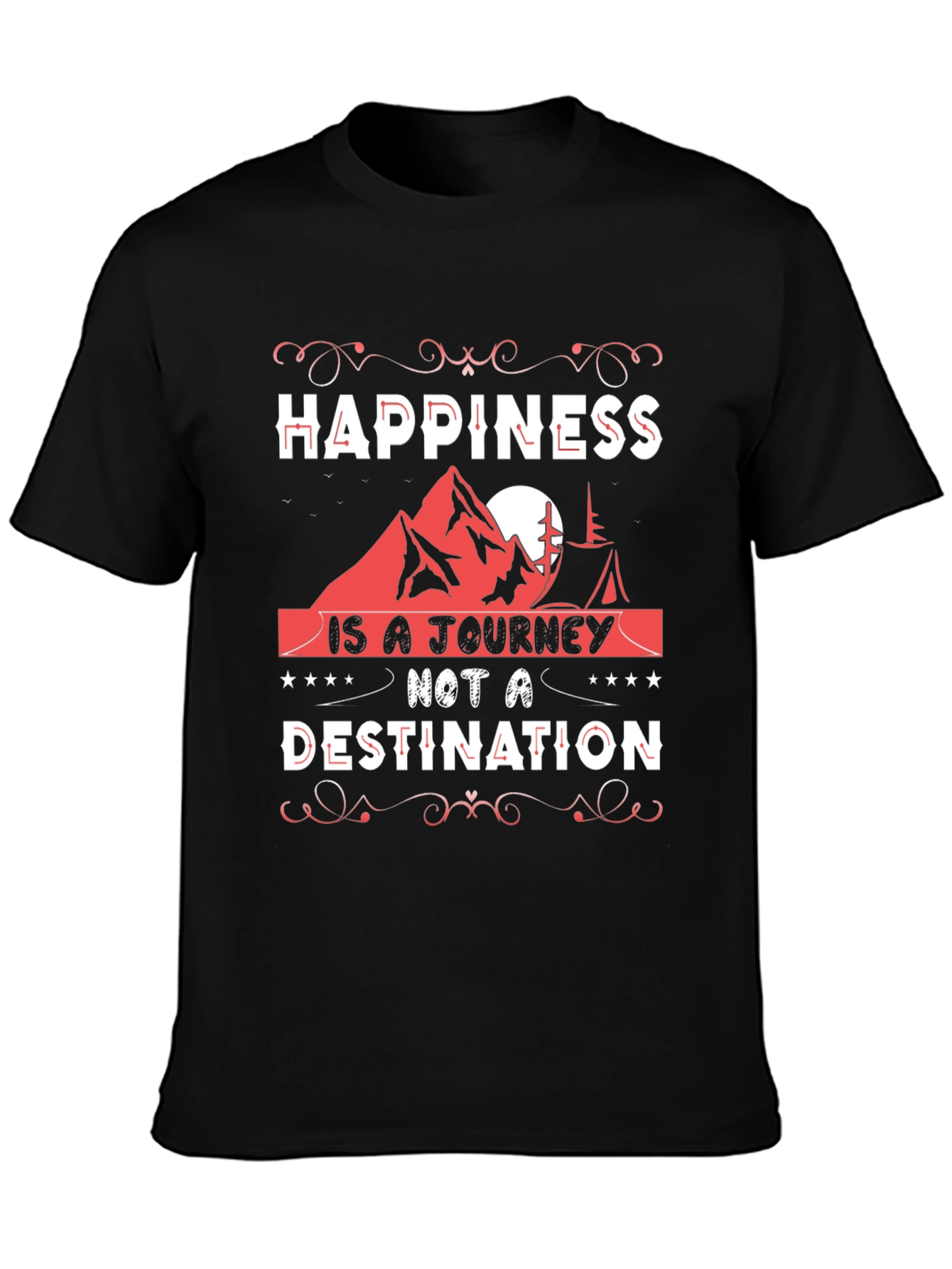 Happiness Is a Journey Graphic Tee