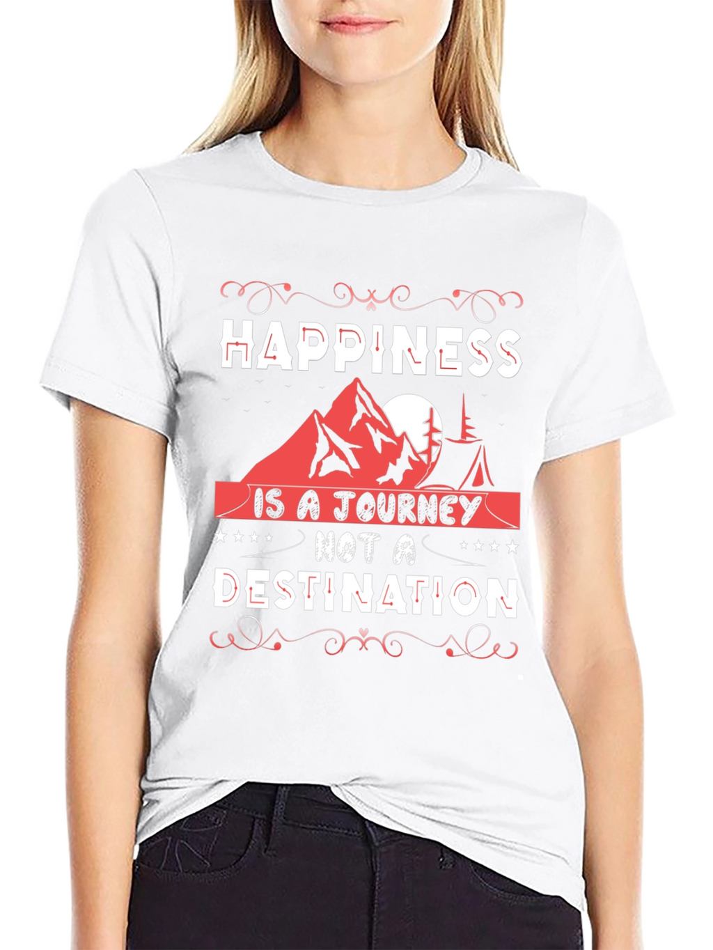 Happiness Is a Journey Graphic Tee