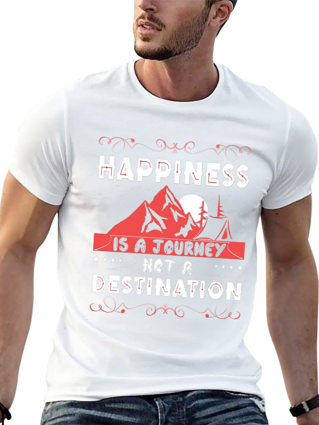 Happiness Is a Journey Graphic Tee