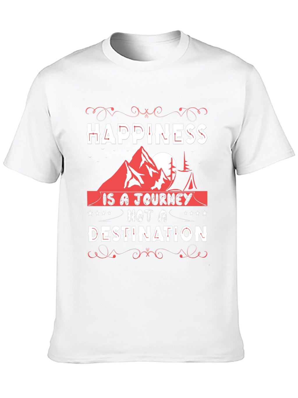 Happiness Is a Journey Graphic Tee