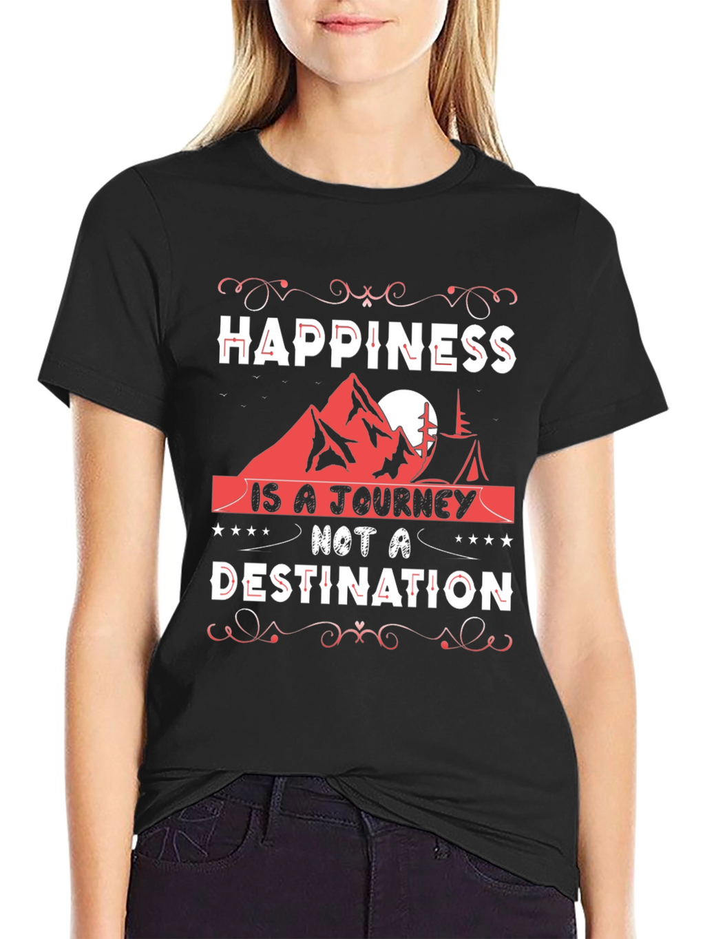 Happiness Is a Journey Graphic Tee