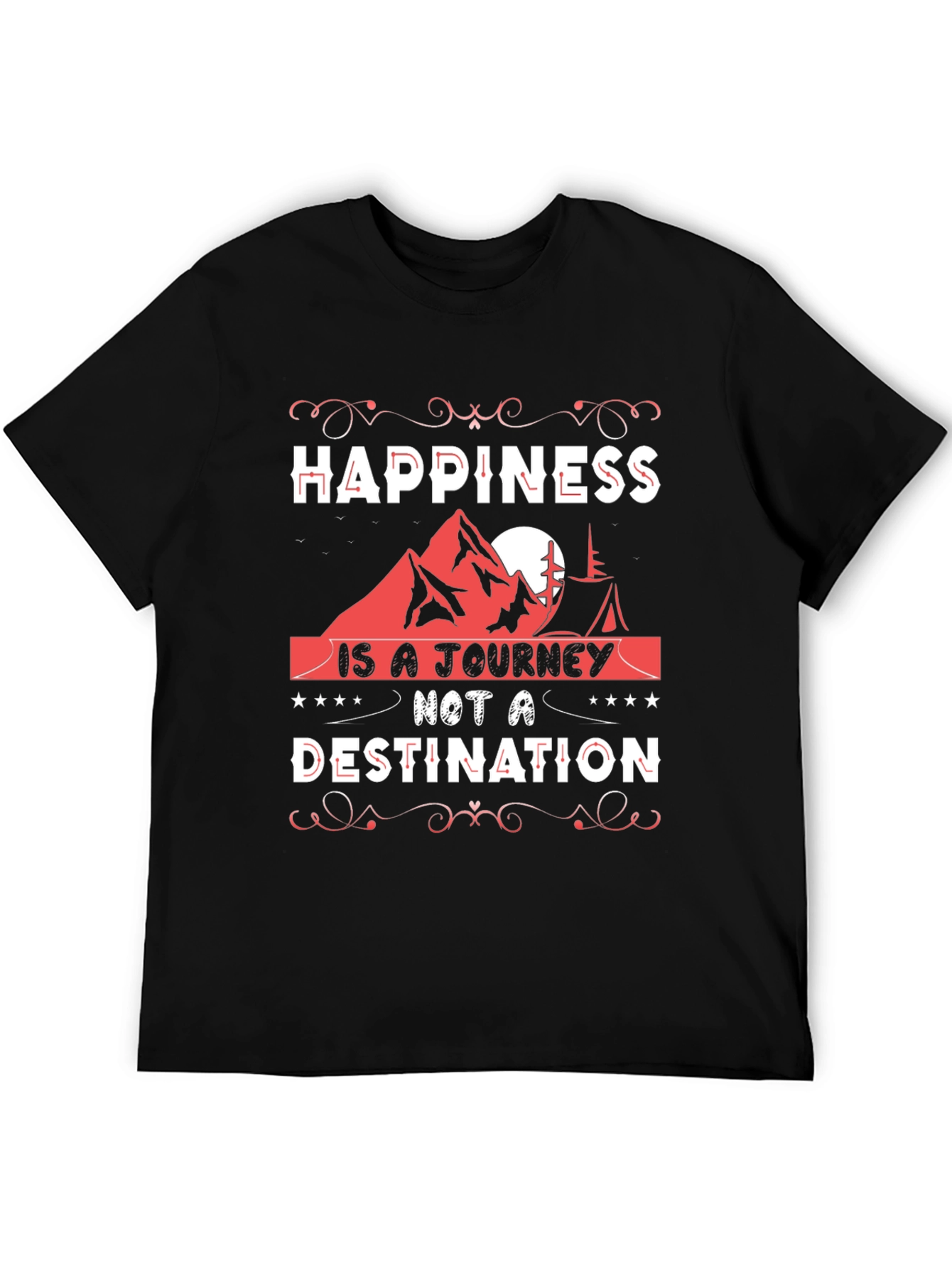 Happiness Is a Journey Graphic Tee