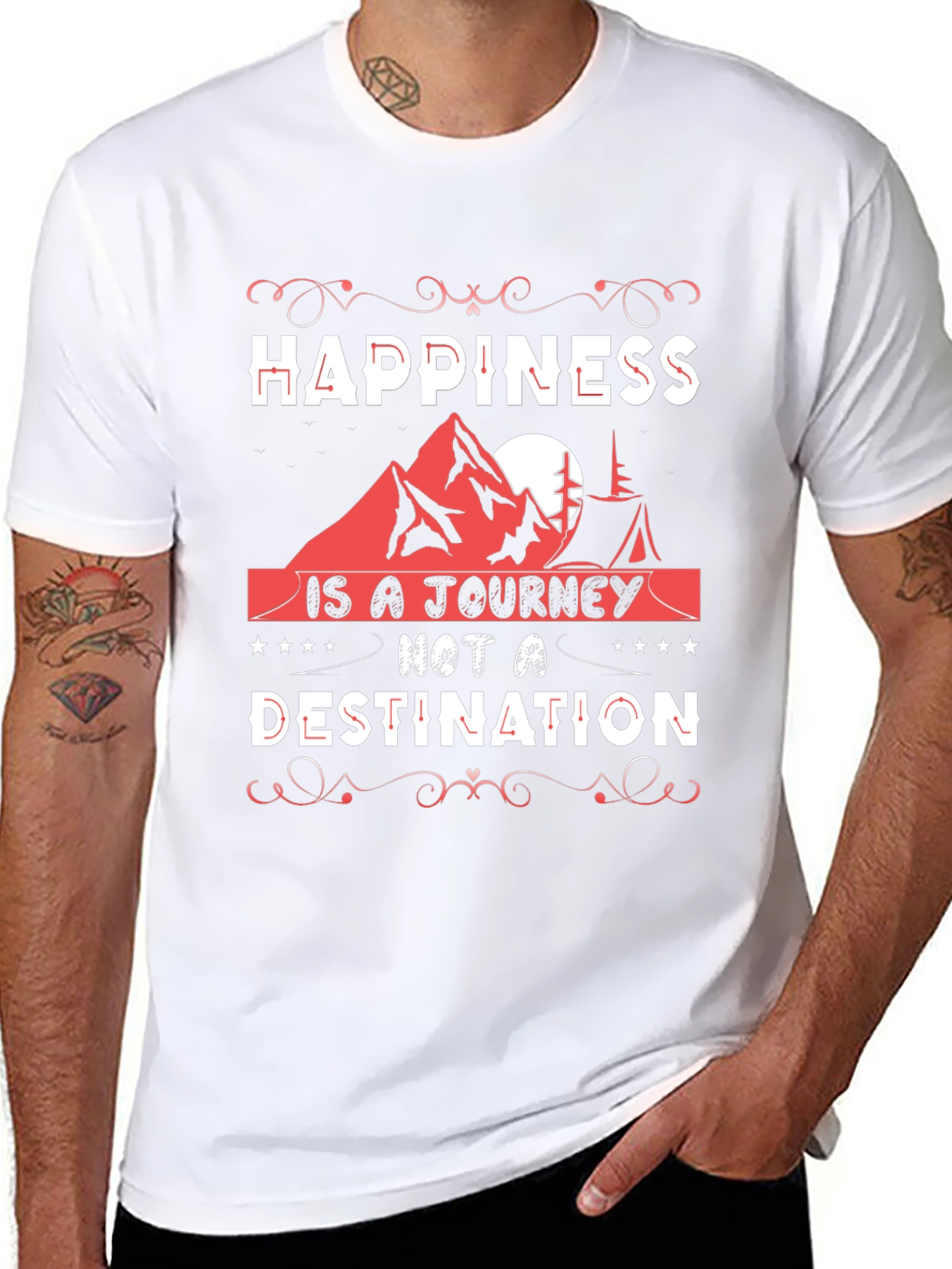 Happiness Is a Journey Graphic Tee
