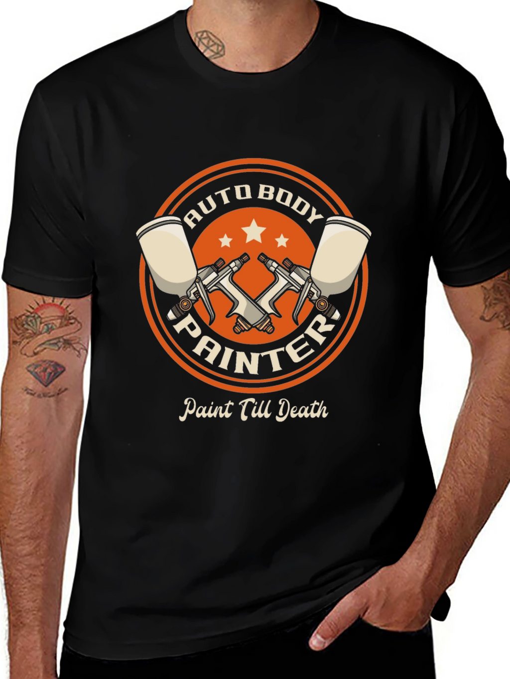 Auto Body Painter T-Shirt - Paint Till Death