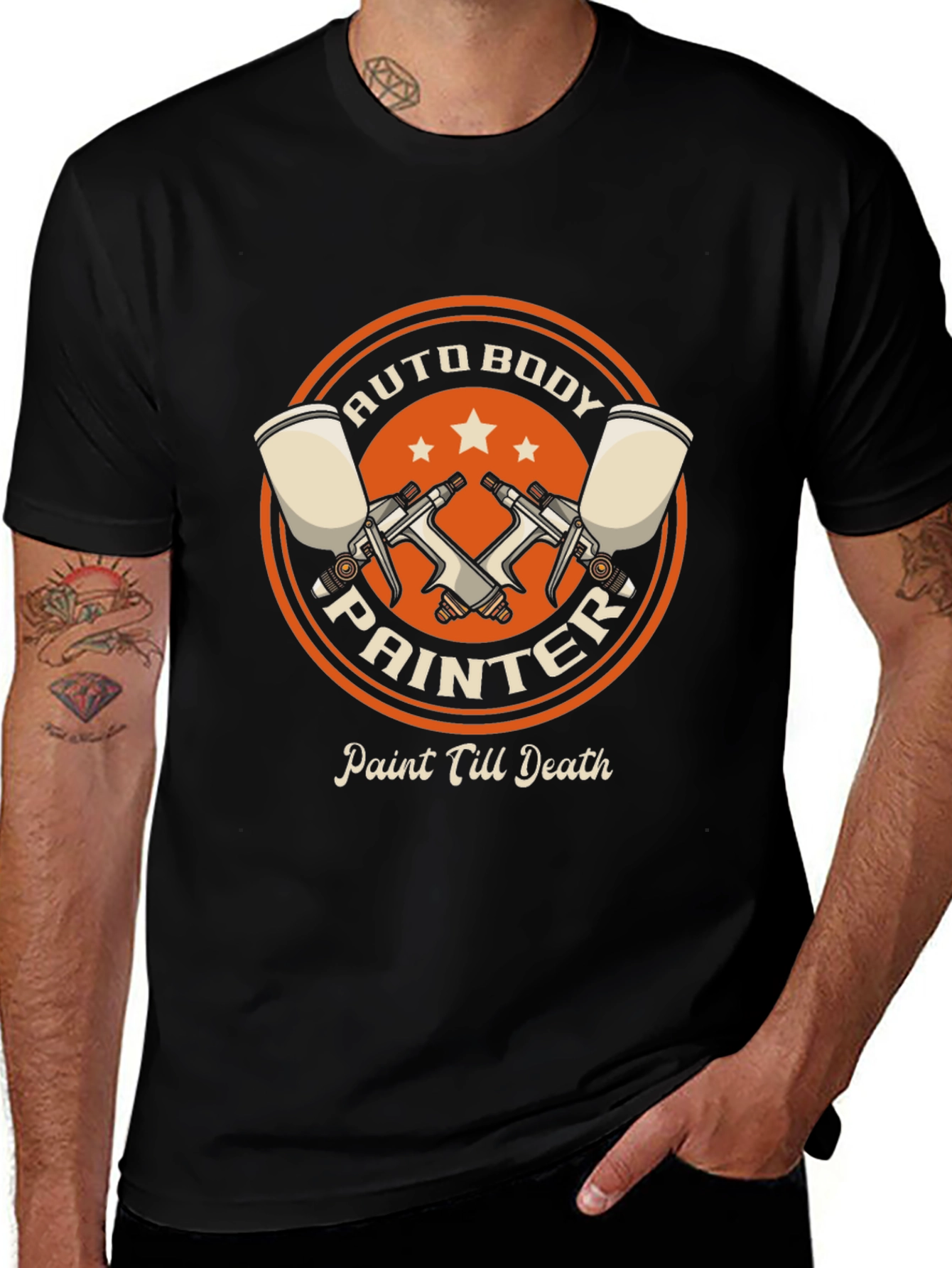 Auto Body Painter T-Shirt - Paint Till Death