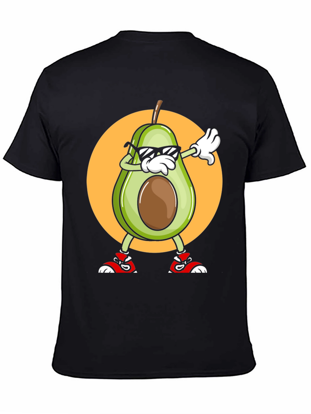 Avocado Dabbing Graphic Tee - Cool Cartoon T-Shirt