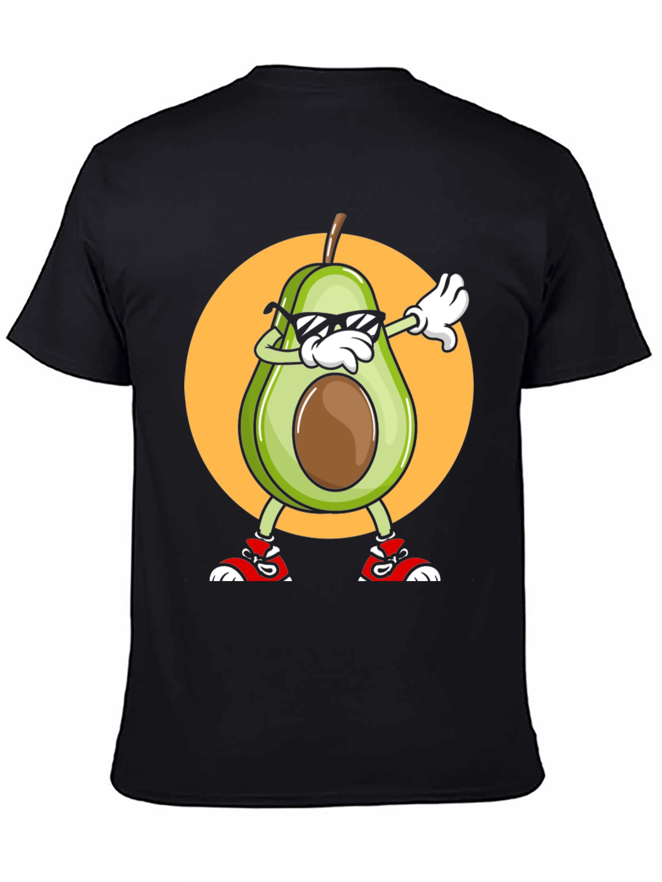 Avocado Dabbing Graphic Tee - Cool Cartoon T-Shirt
