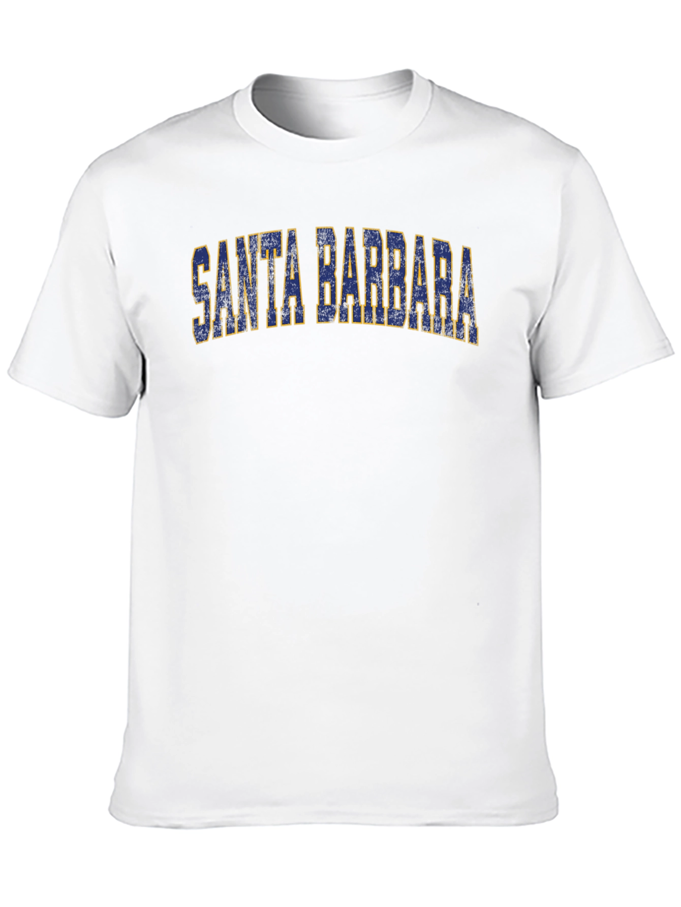 Santa Barbara Graphic Tee -  Distressed Print