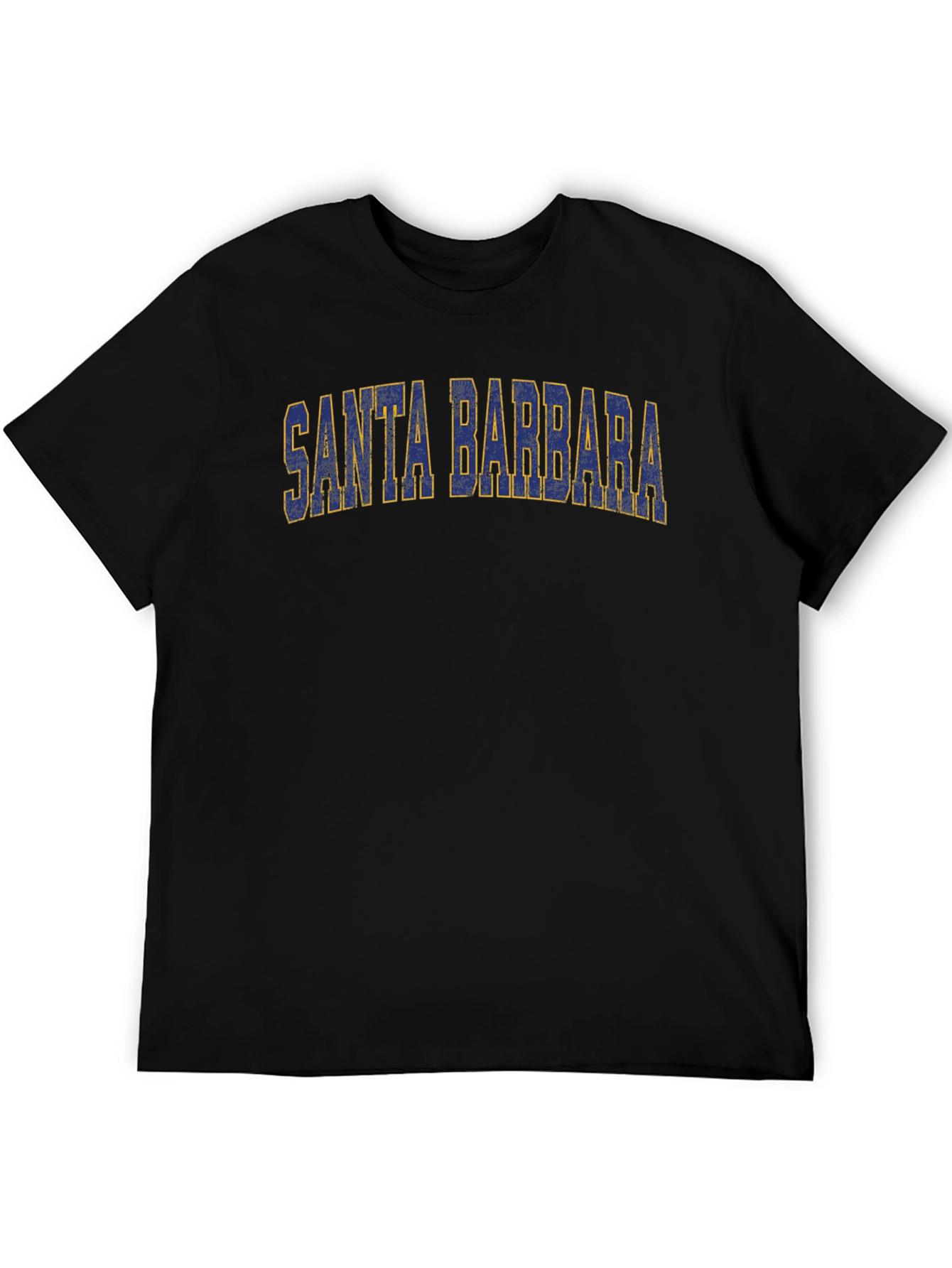 Santa Barbara Graphic Tee -  Distressed Print