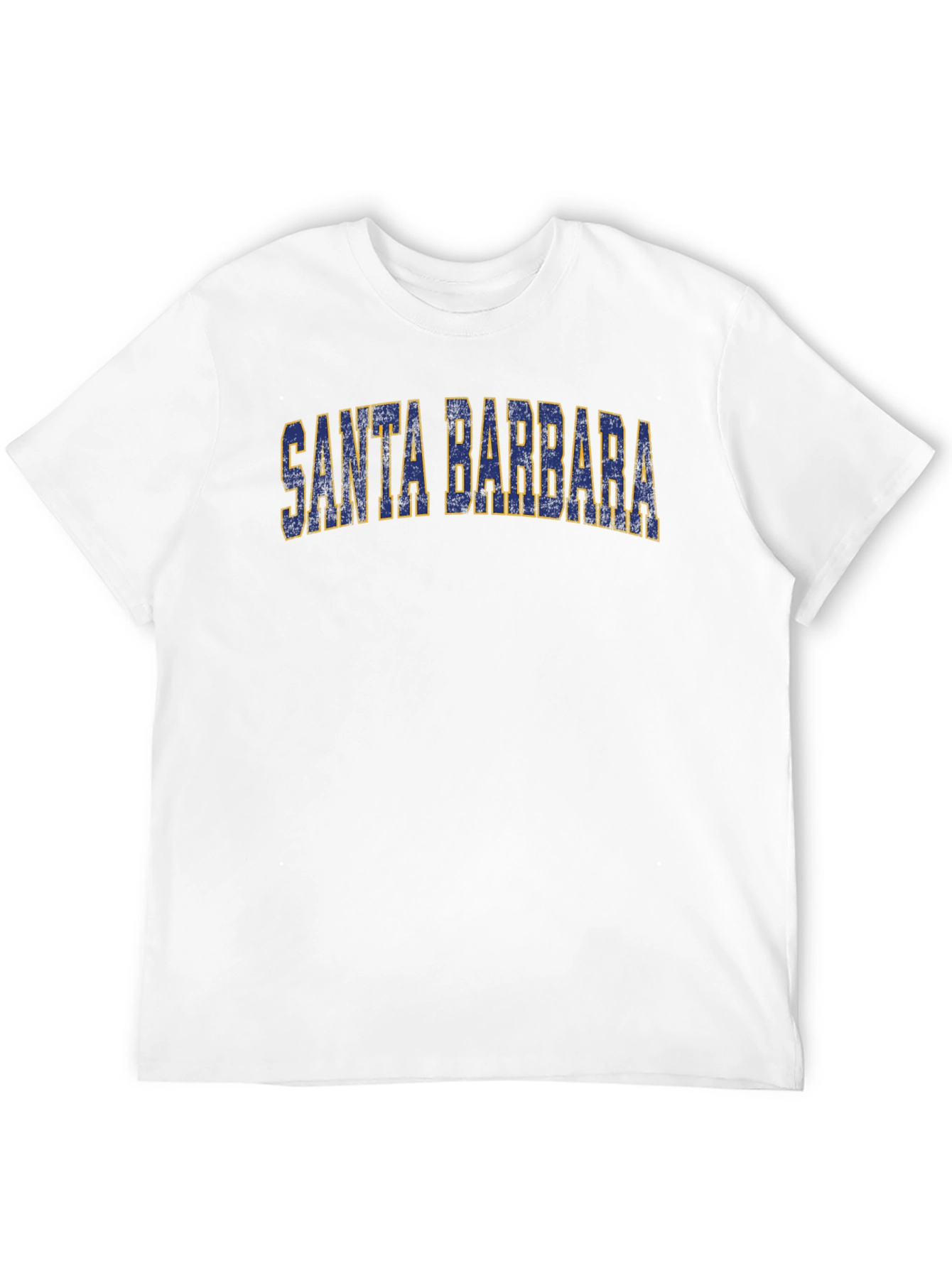Santa Barbara Graphic Tee -  Distressed Print