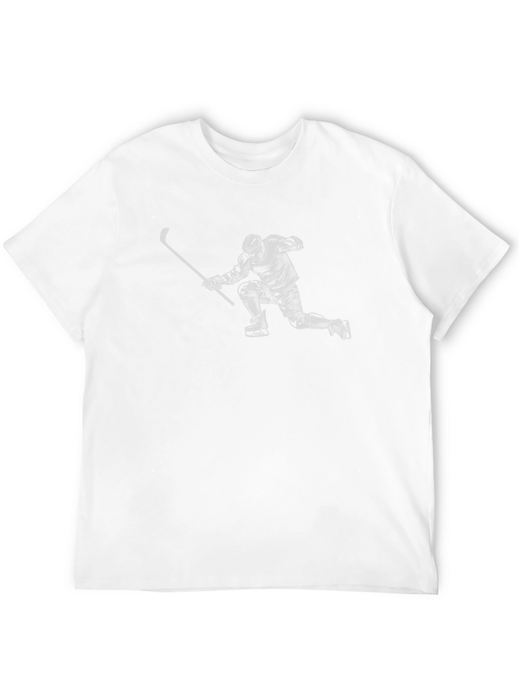 Hockey Player Graphic T-Shirt