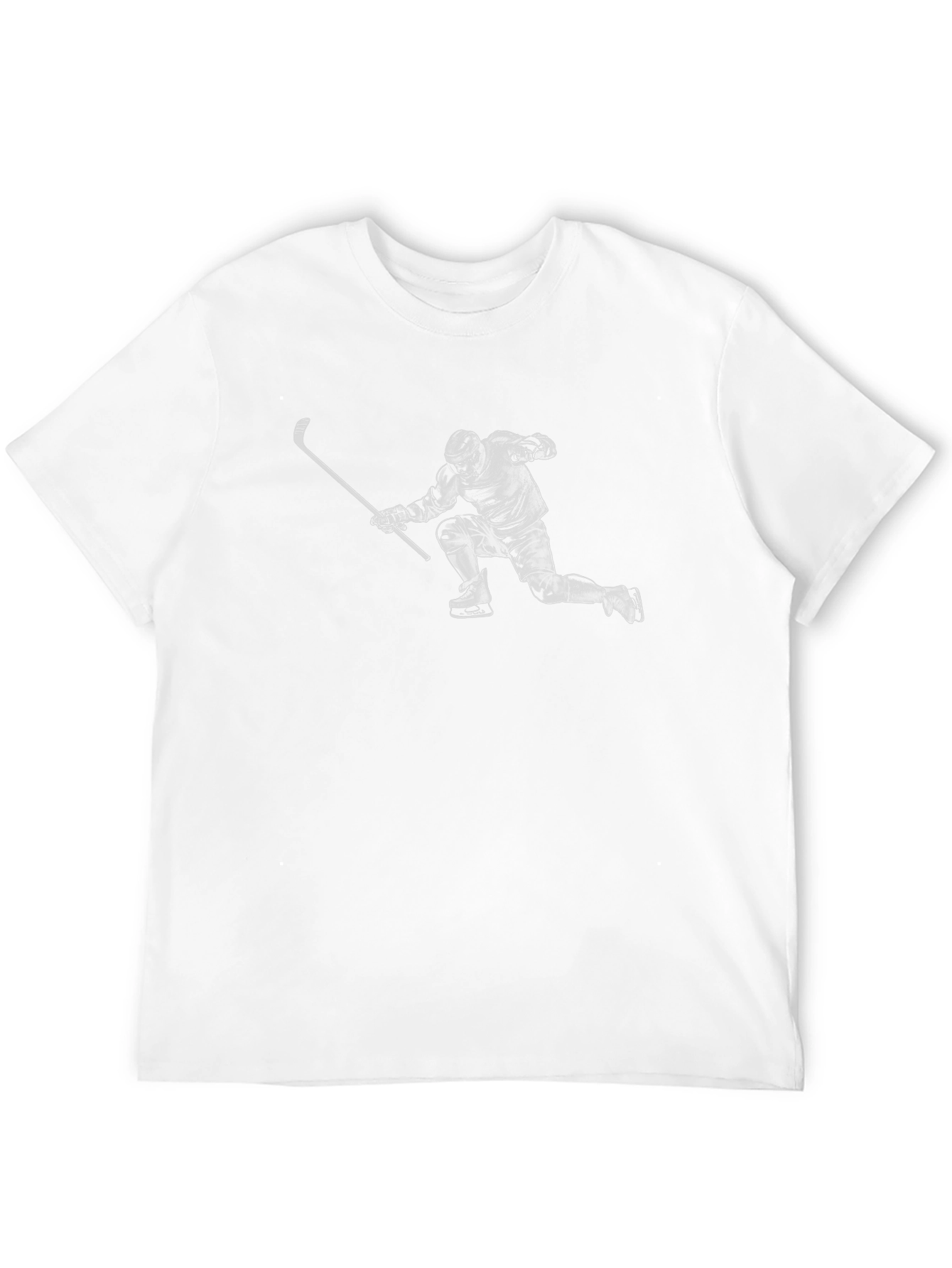 Hockey Player Graphic T-Shirt