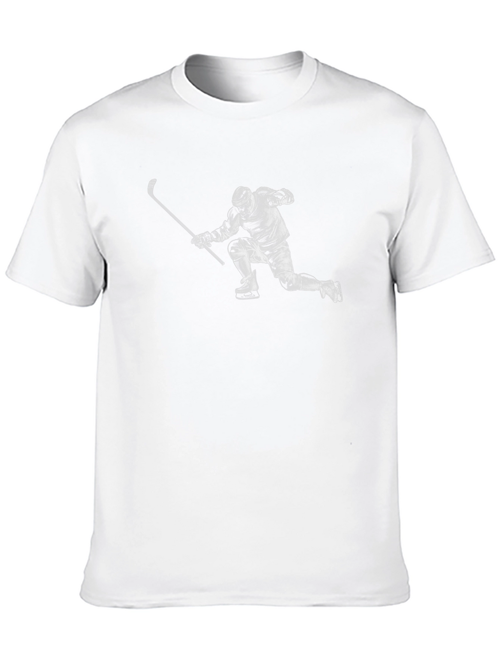 Hockey Player Graphic T-Shirt