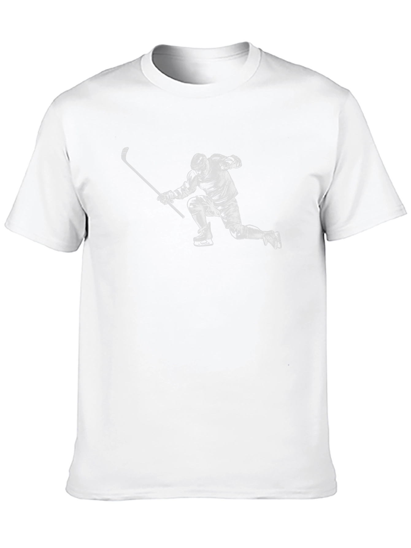 Hockey Player Graphic T-Shirt