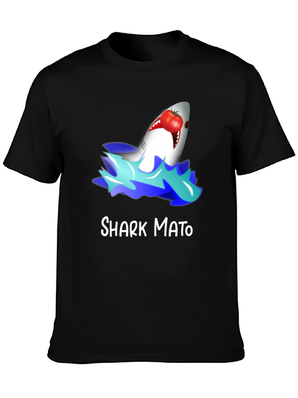 Sharkmato Funny Graphic T-Shirt
