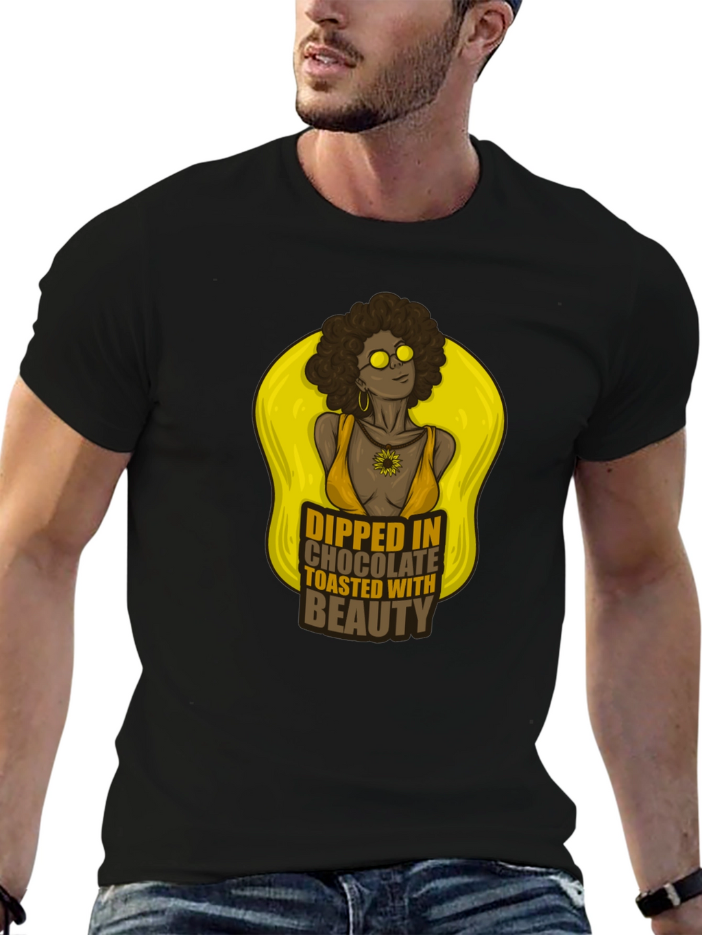 Dipped In Chocolate Graphic T-Shirt