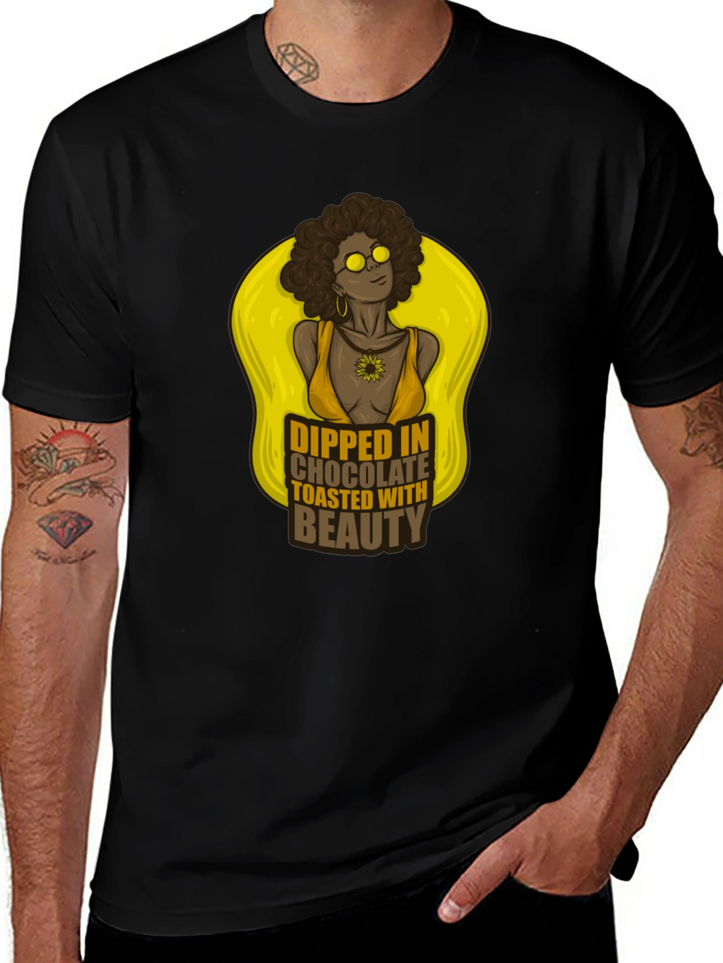 Dipped In Chocolate Graphic T-Shirt