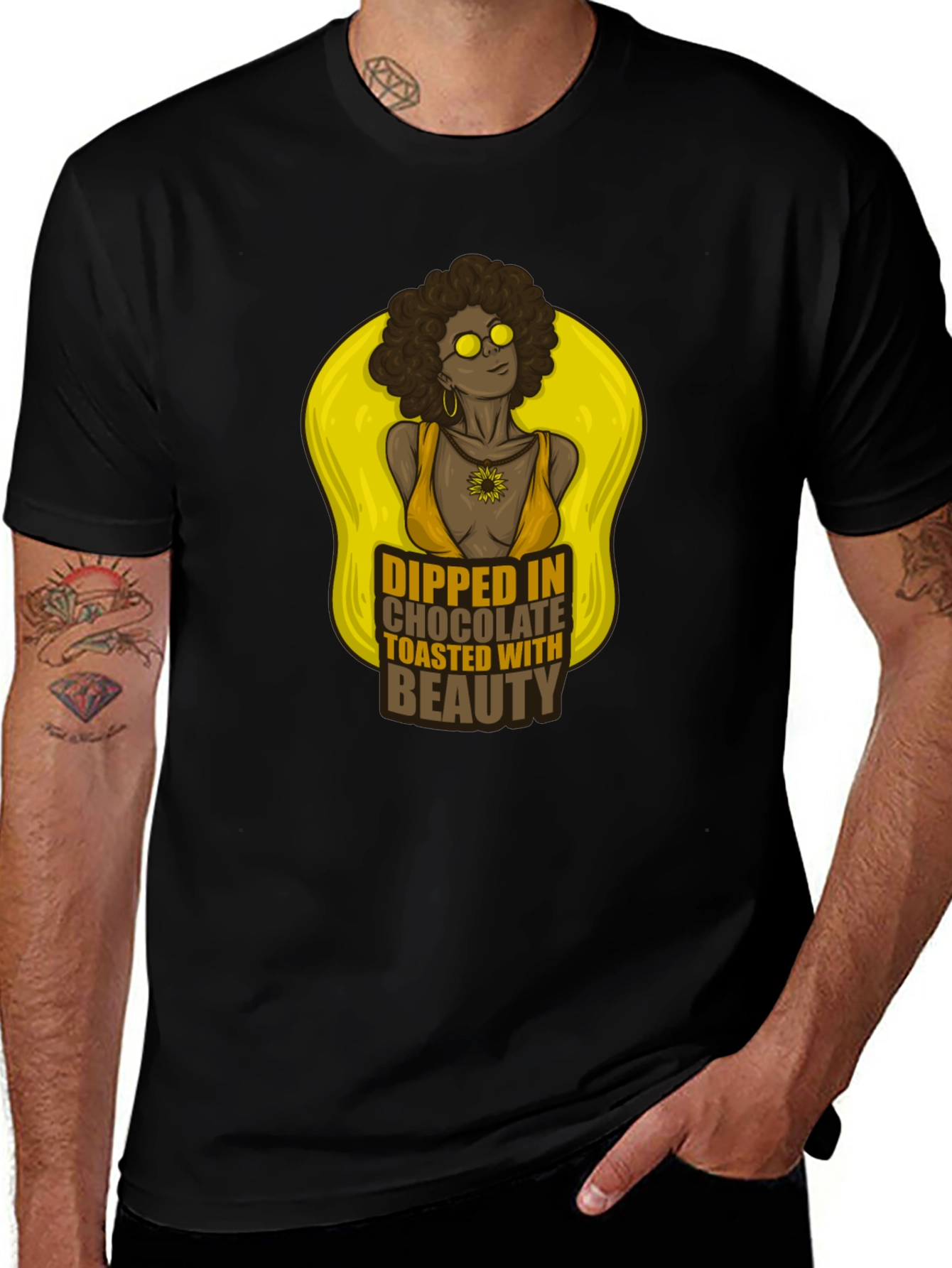 Dipped In Chocolate Graphic T-Shirt