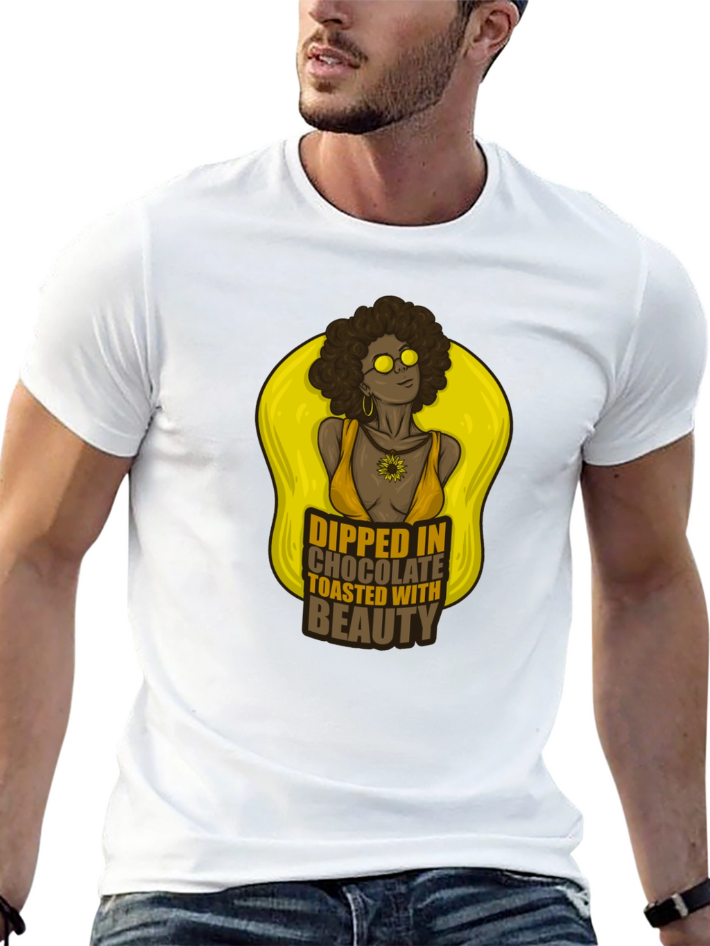 Dipped In Chocolate Graphic T-Shirt