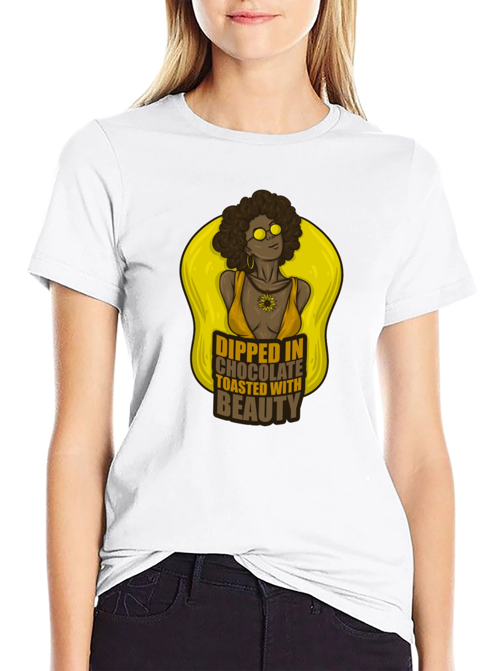 Dipped In Chocolate Graphic T-Shirt