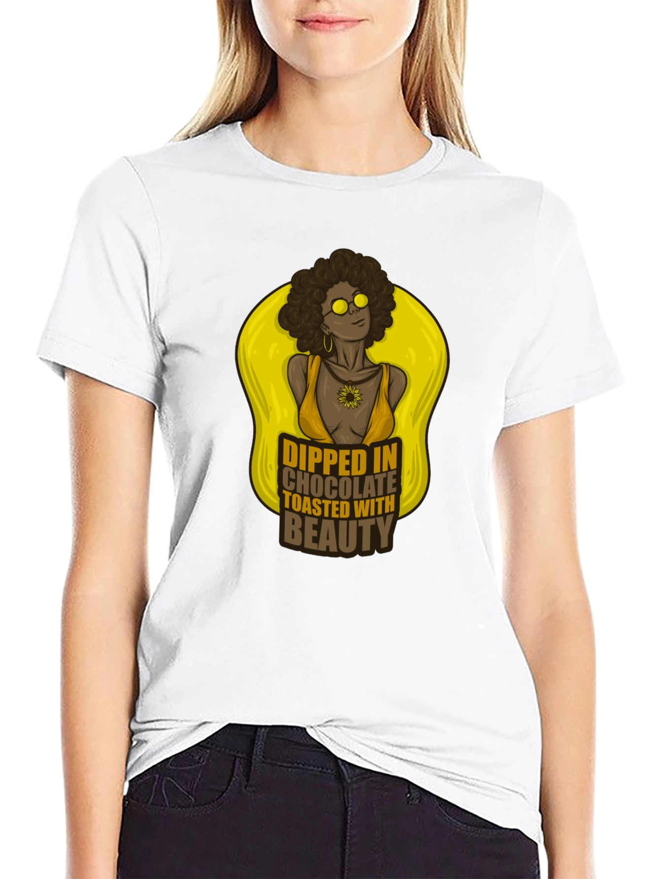 Dipped In Chocolate Graphic T-Shirt