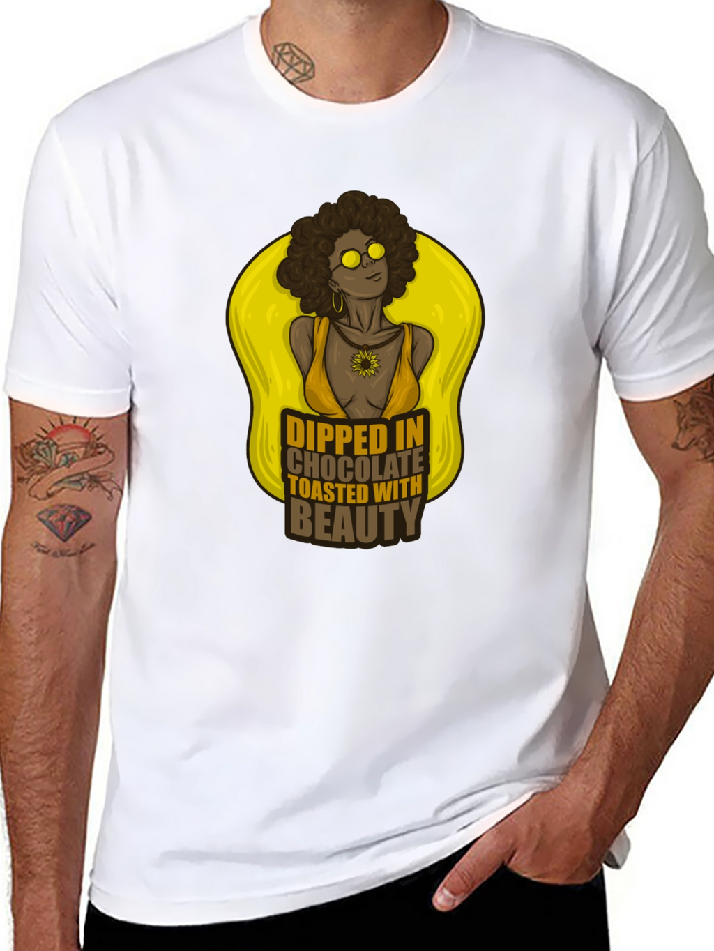 Dipped In Chocolate Graphic T-Shirt