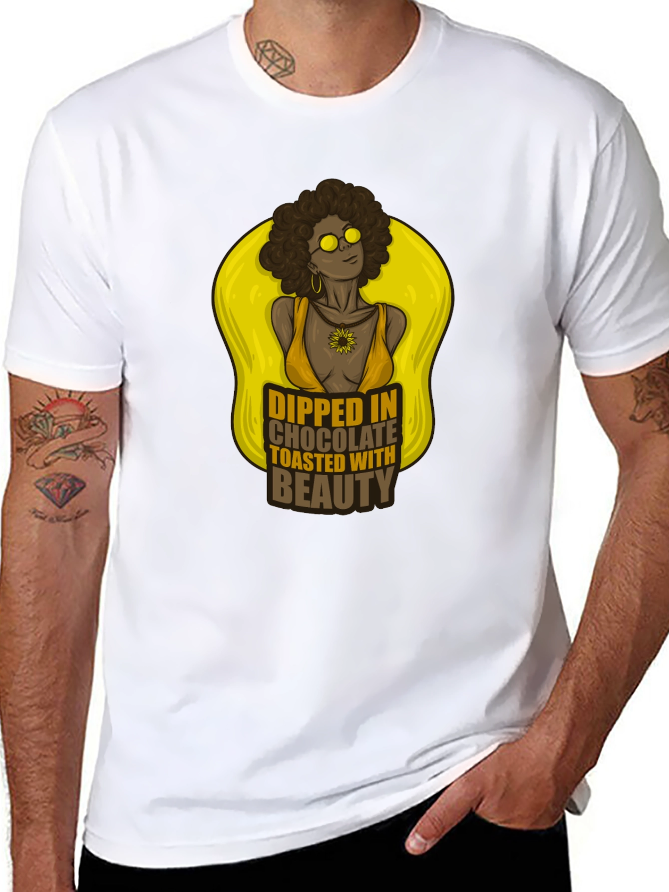 Dipped In Chocolate Graphic T-Shirt