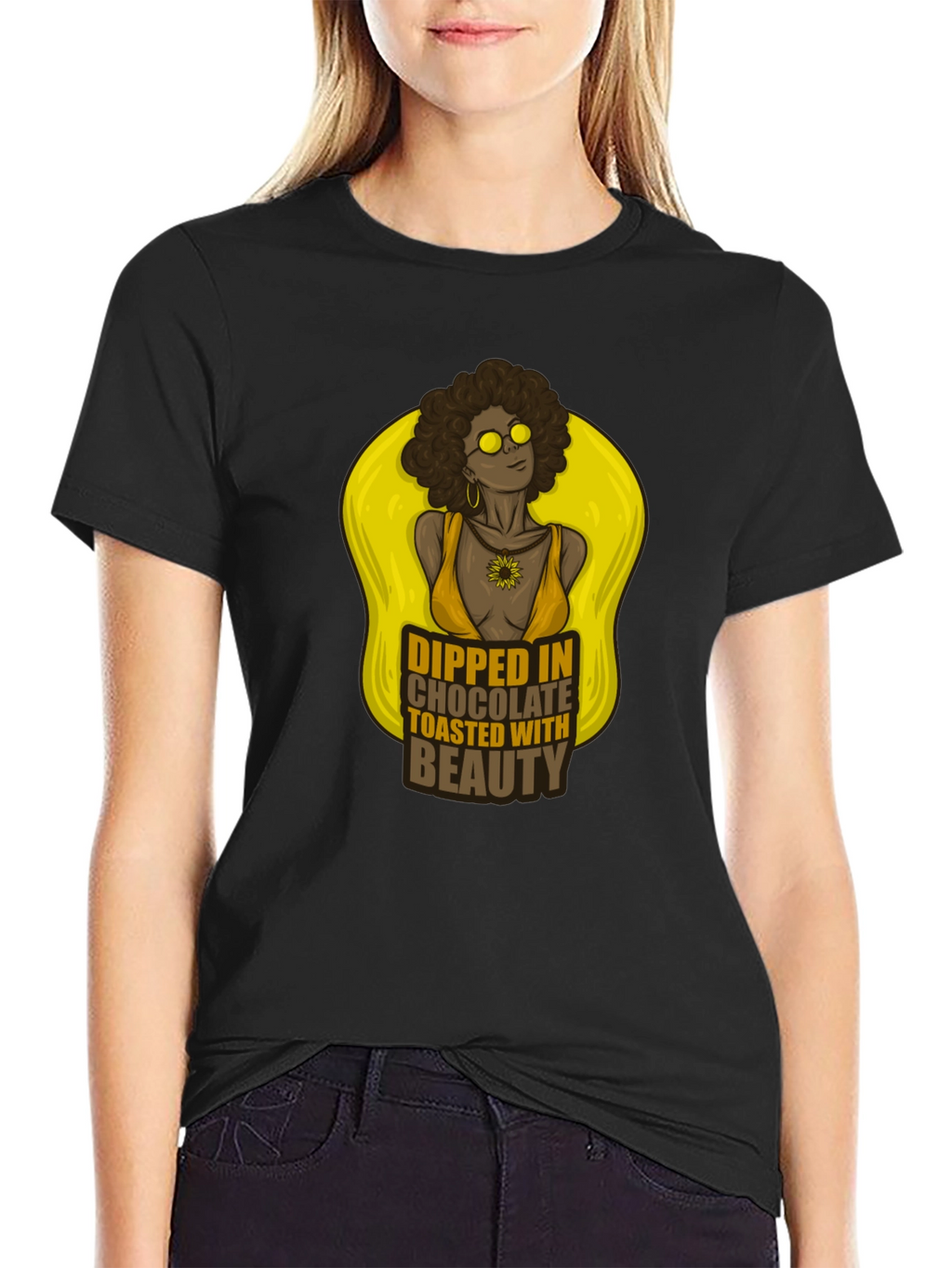 Dipped In Chocolate Graphic T-Shirt