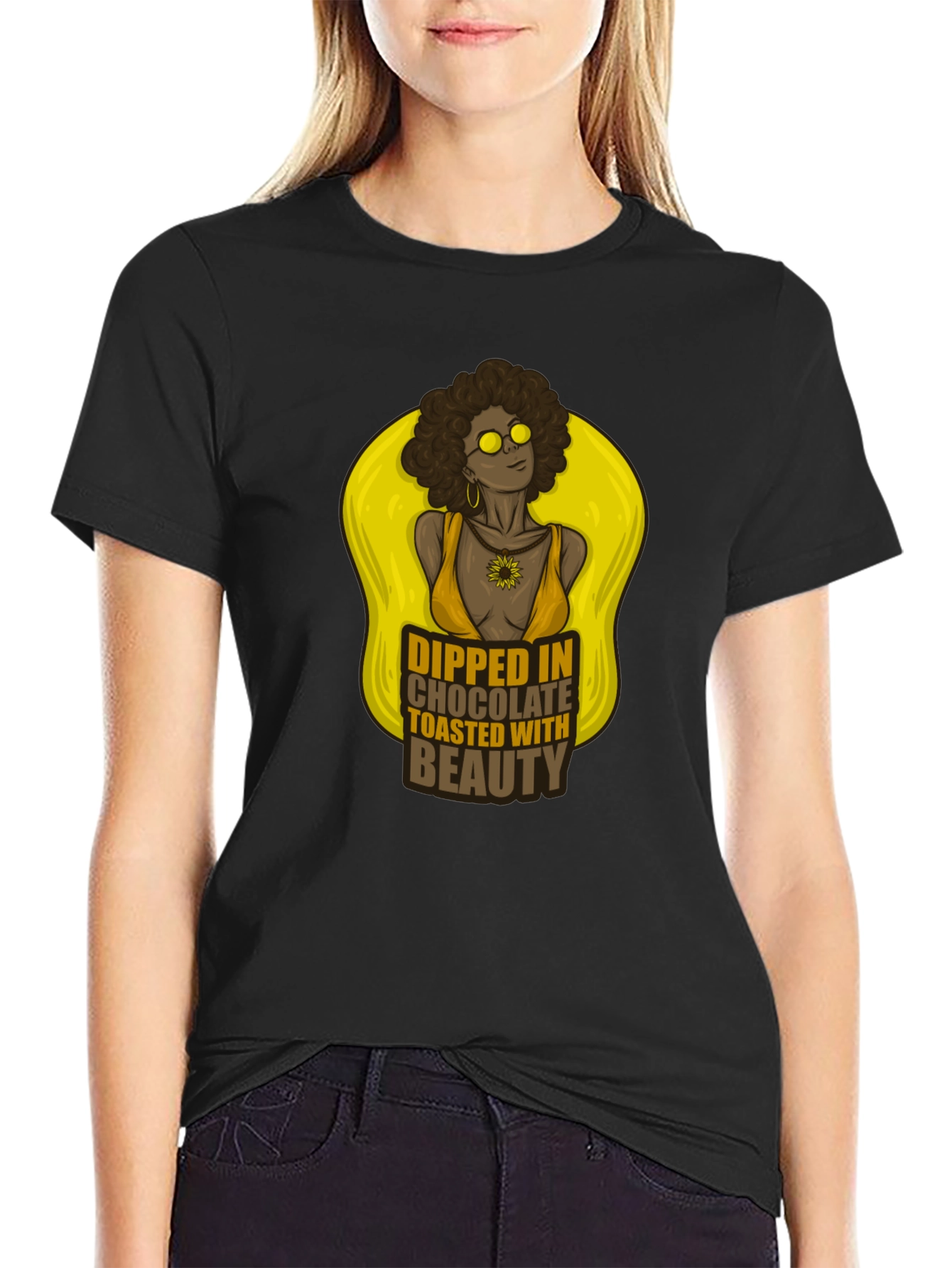 Dipped In Chocolate Graphic T-Shirt