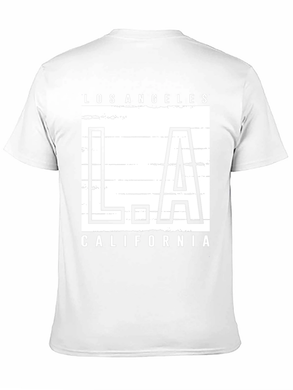Los Angeles California Graphic Tee - Black