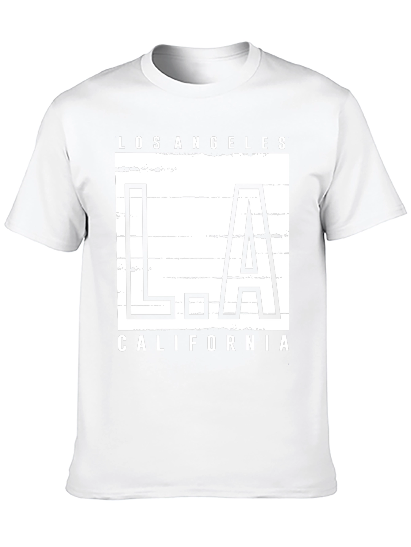 Los Angeles California Graphic Tee - Black