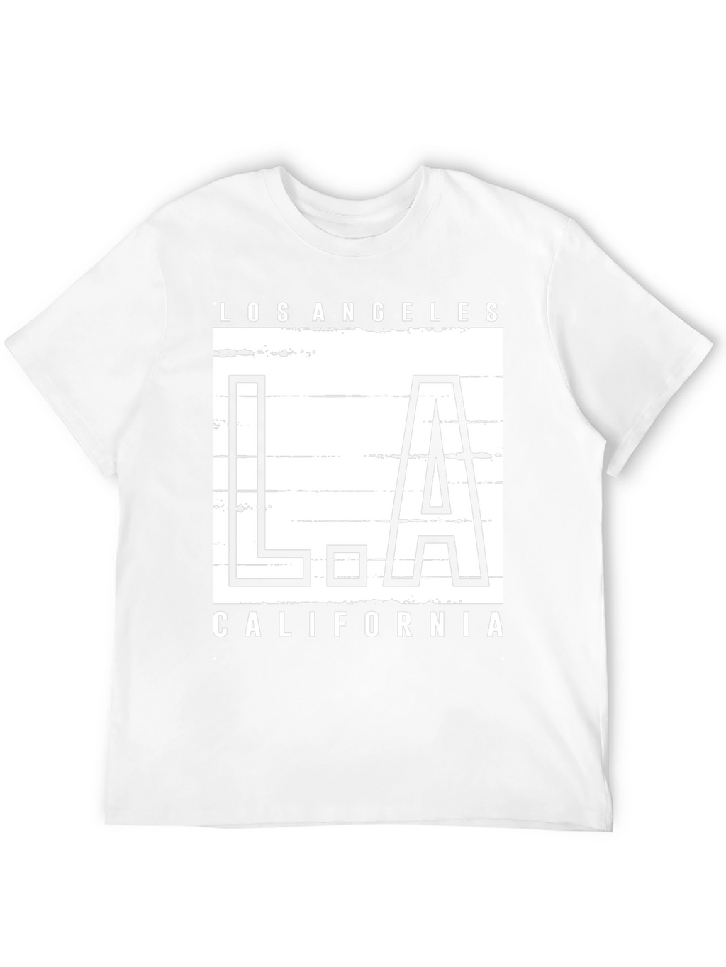 Los Angeles California Graphic Tee - Black