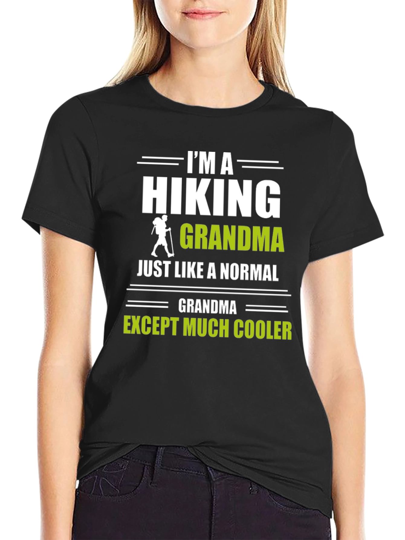 Hiking Grandma T-Shirt - Cool Hiker Graphic Tee