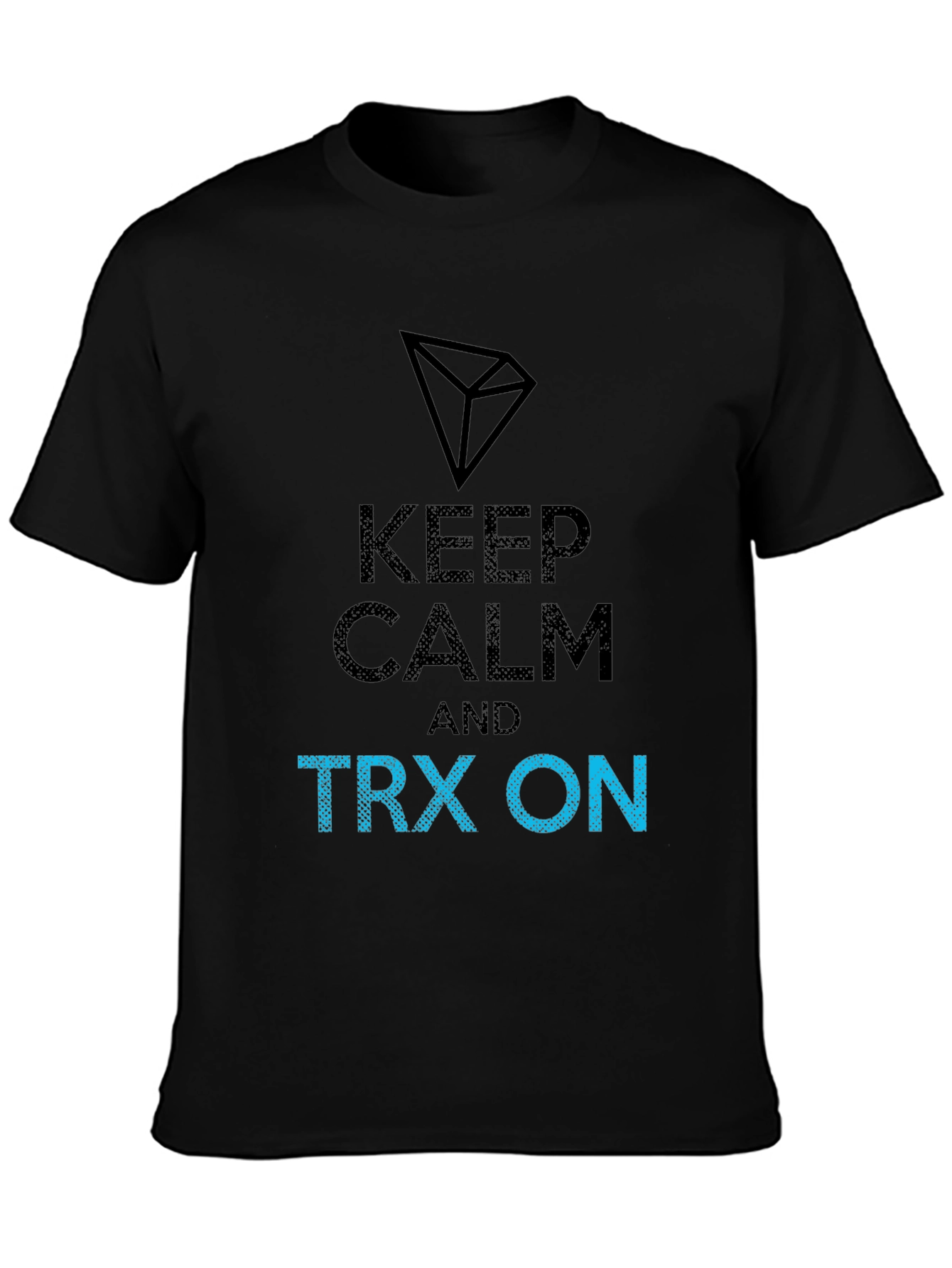 Keep Calm and TRX On Black T-Shirt
