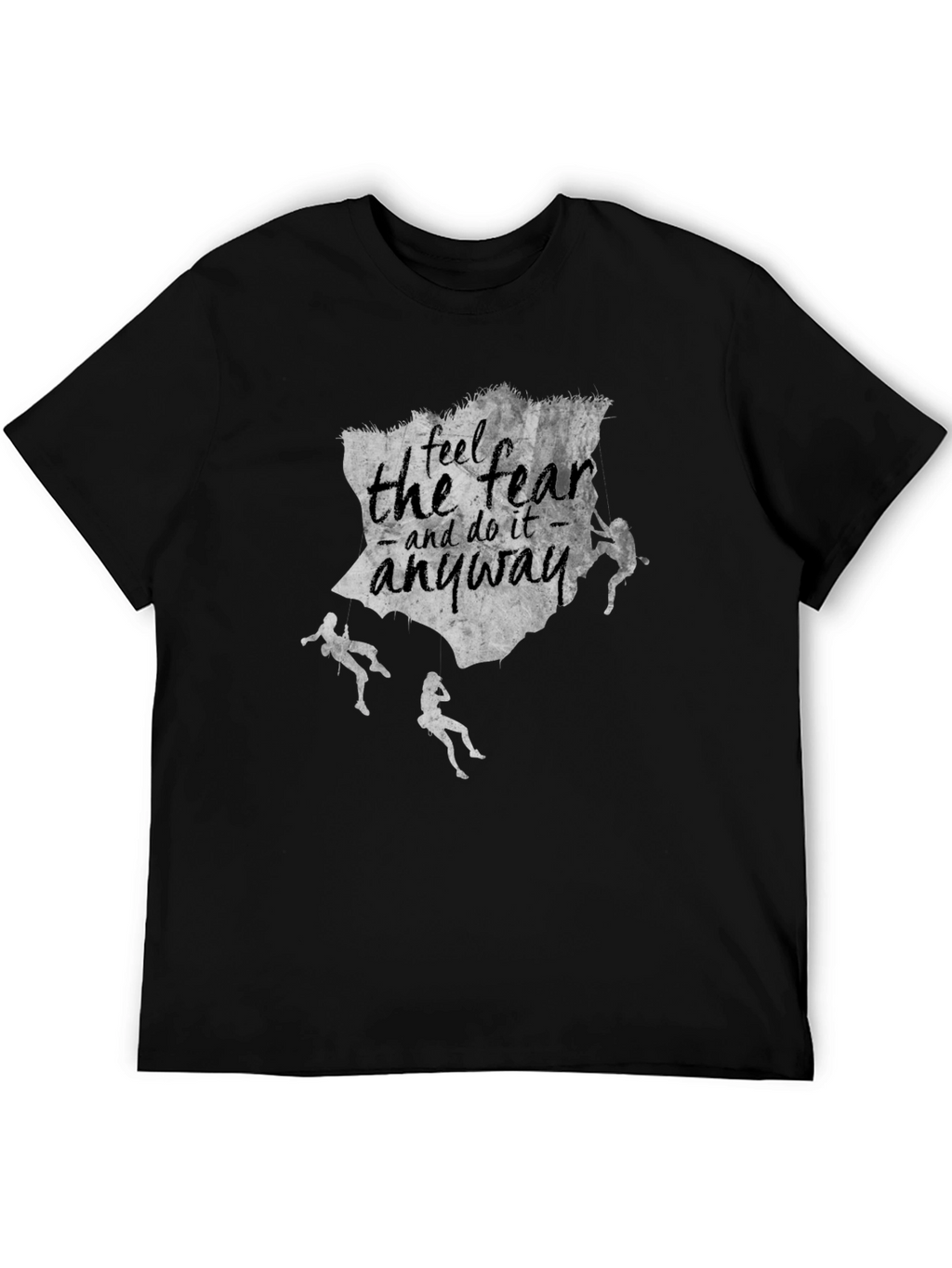 Fearless Climbing T-Shirt - Inspirational Design