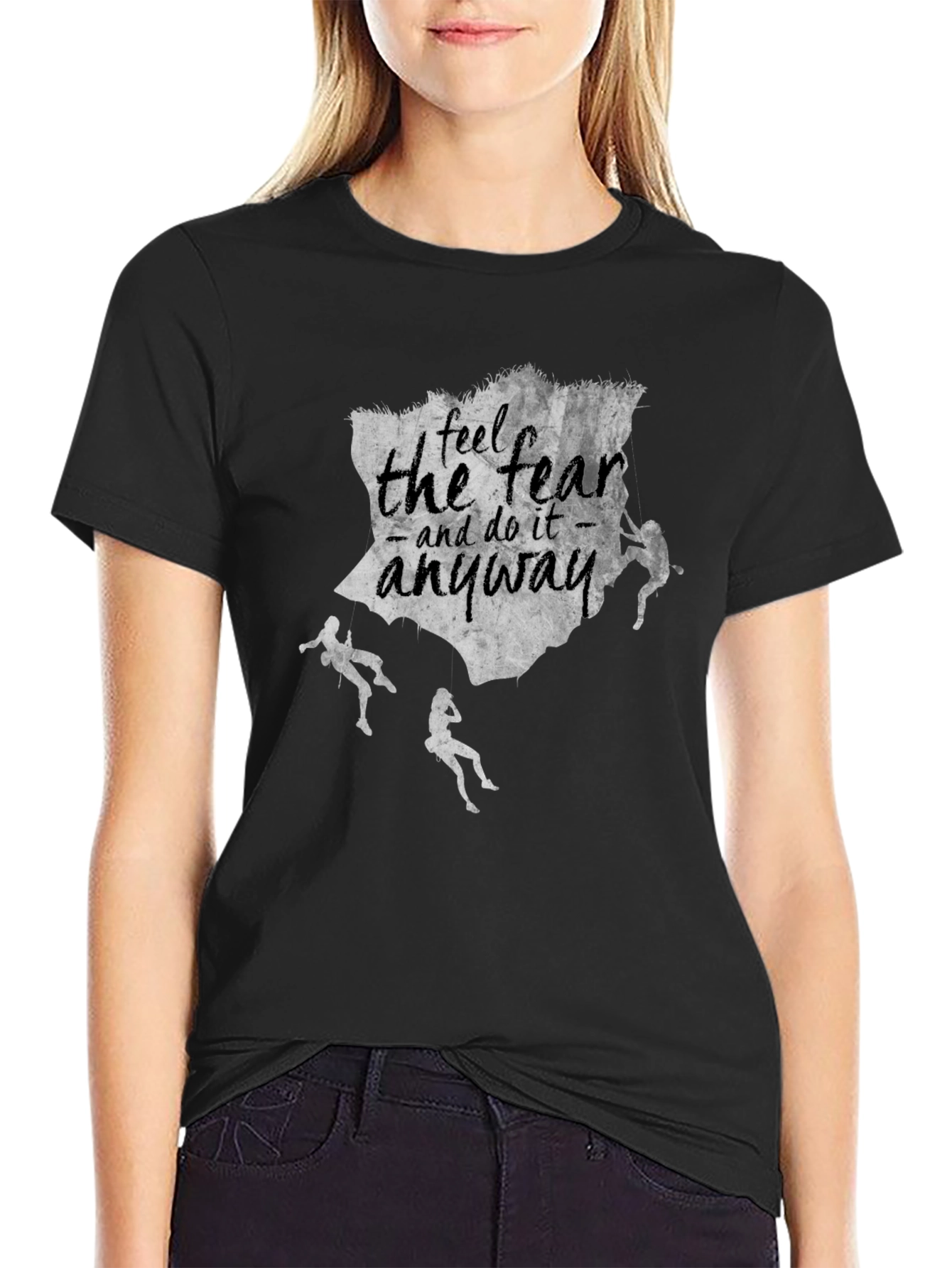 Fearless Climbing T-Shirt - Inspirational Design
