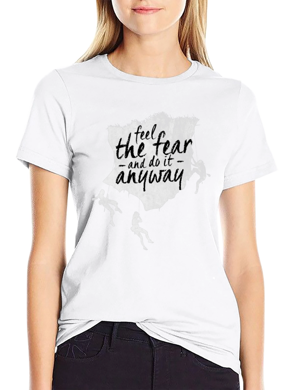 Fearless Climbing T-Shirt - Inspirational Design