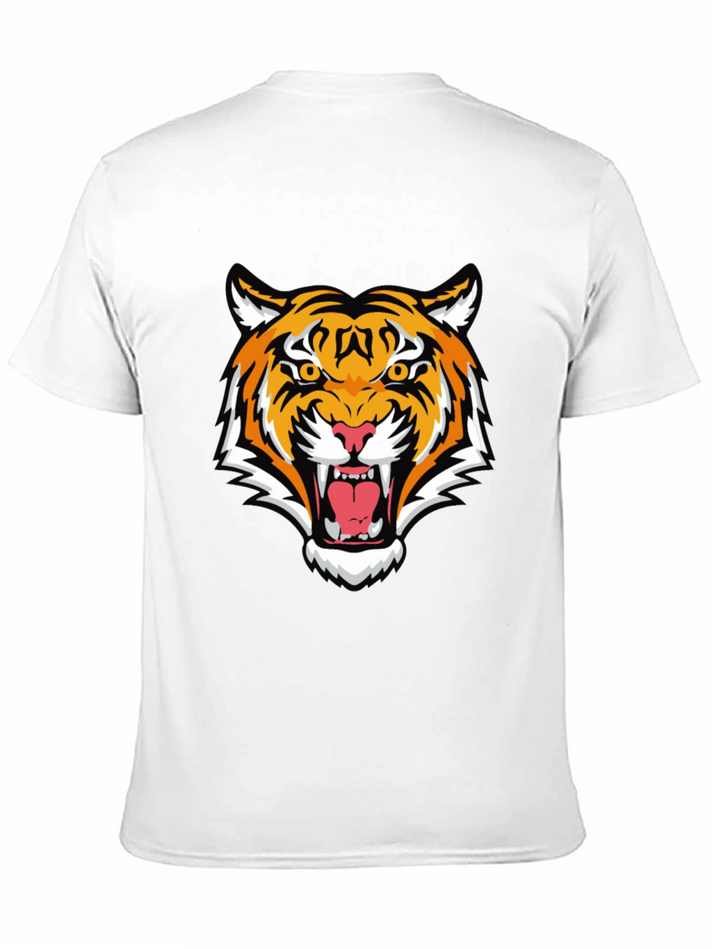 Tiger Graphic Black T-Shirt - Bold Animal Print