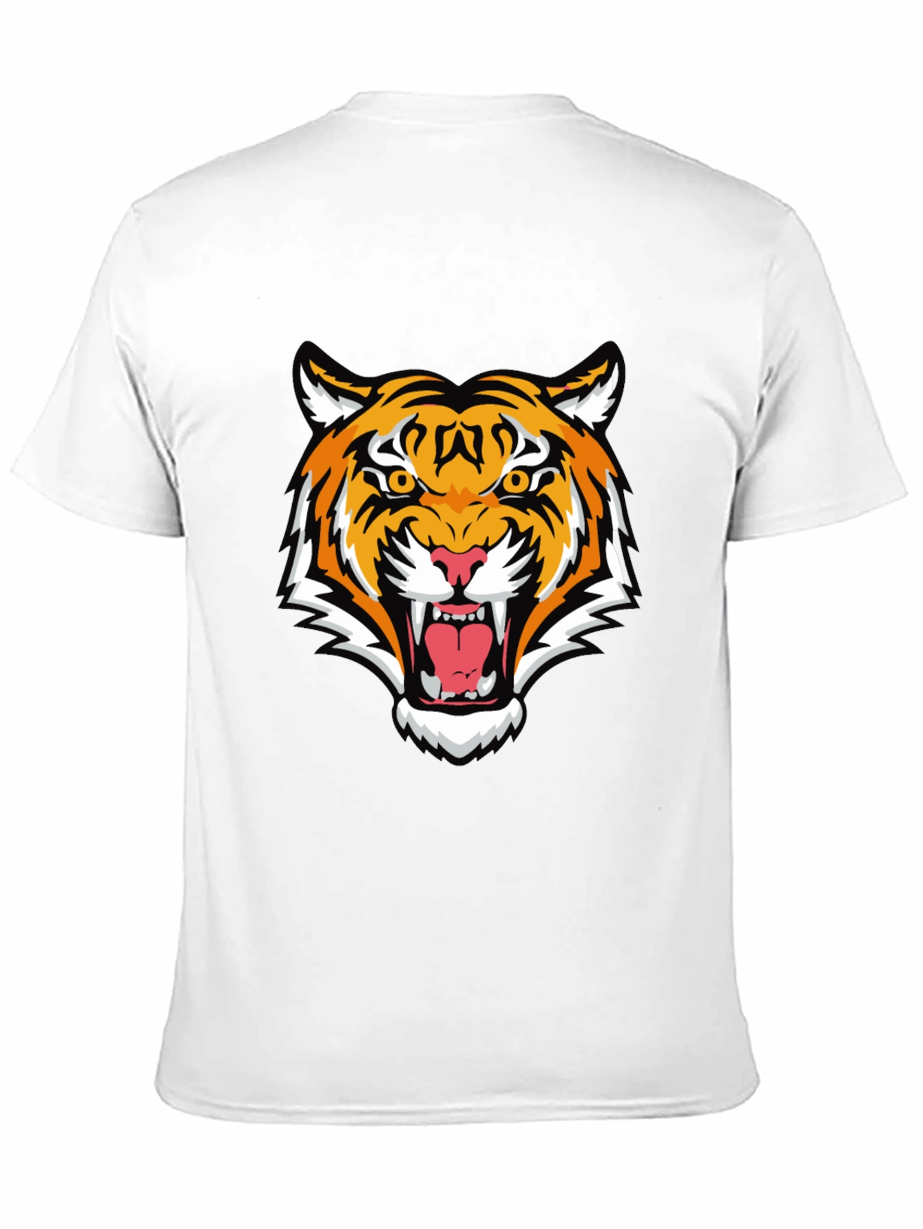 Tiger Graphic Black T-Shirt - Bold Animal Print