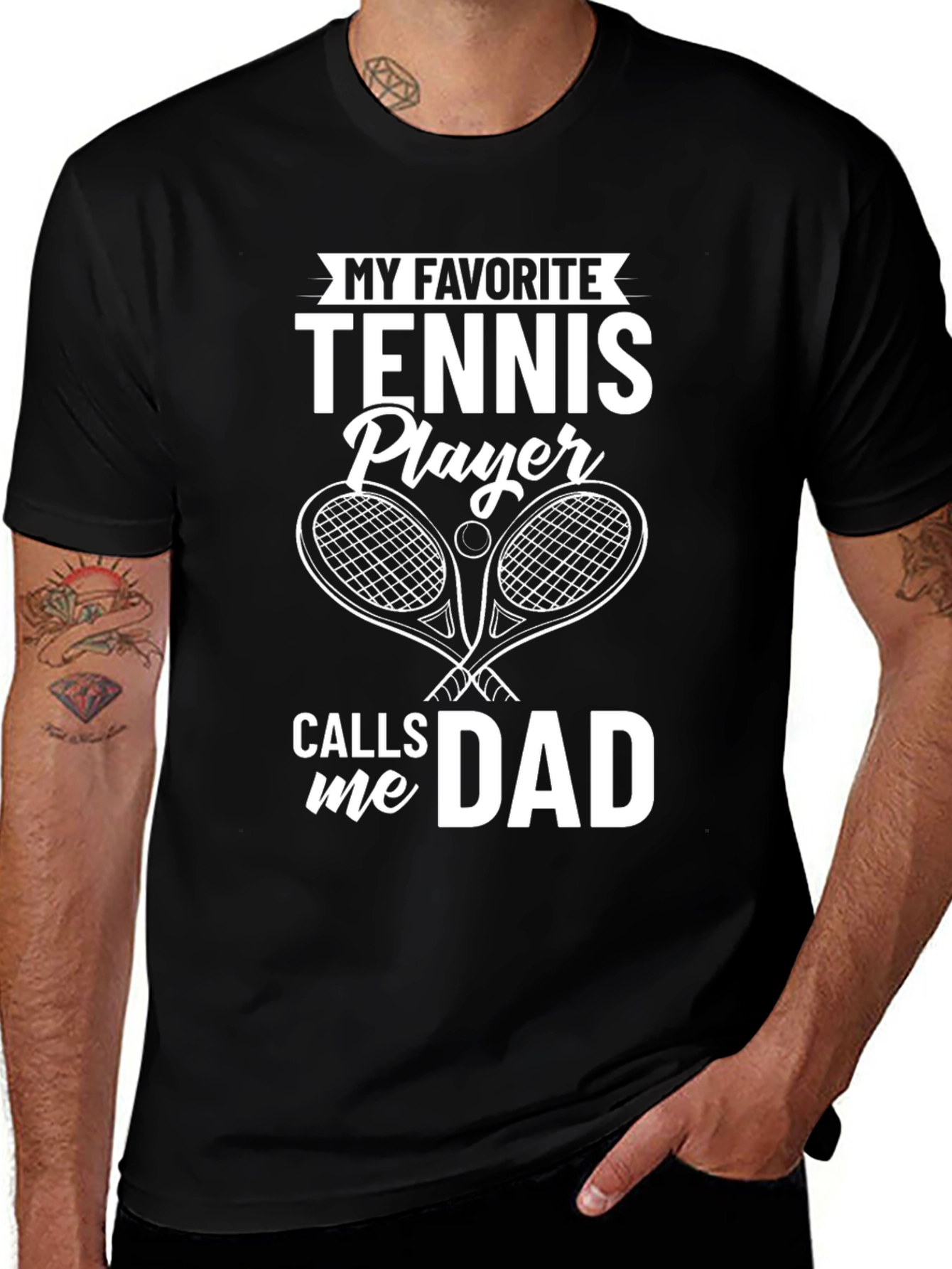 My Favorite Tennis Player Calls Me Dad T-Shirt