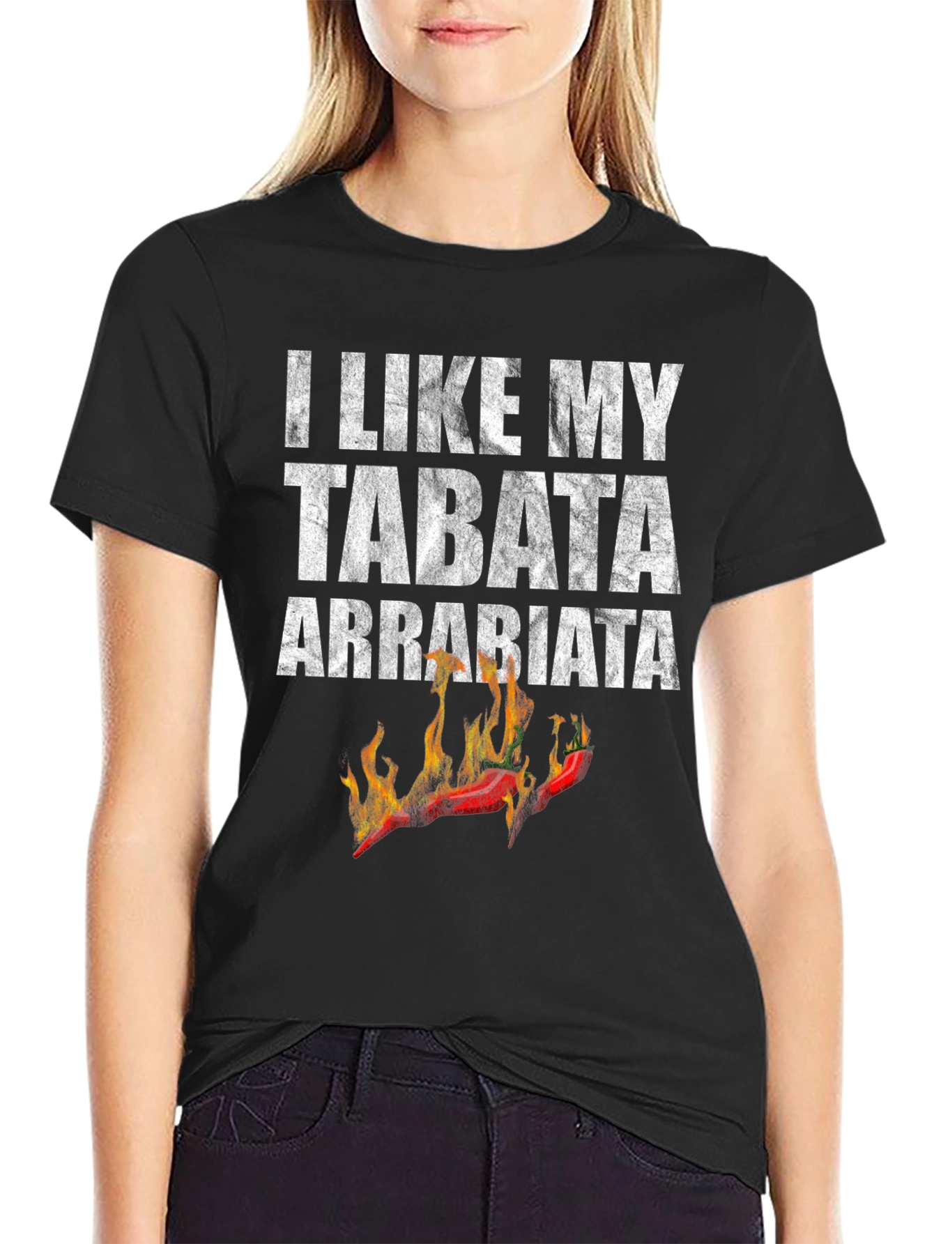 I Like My Tabata Arrabbiata Funny Workout T-Shirt