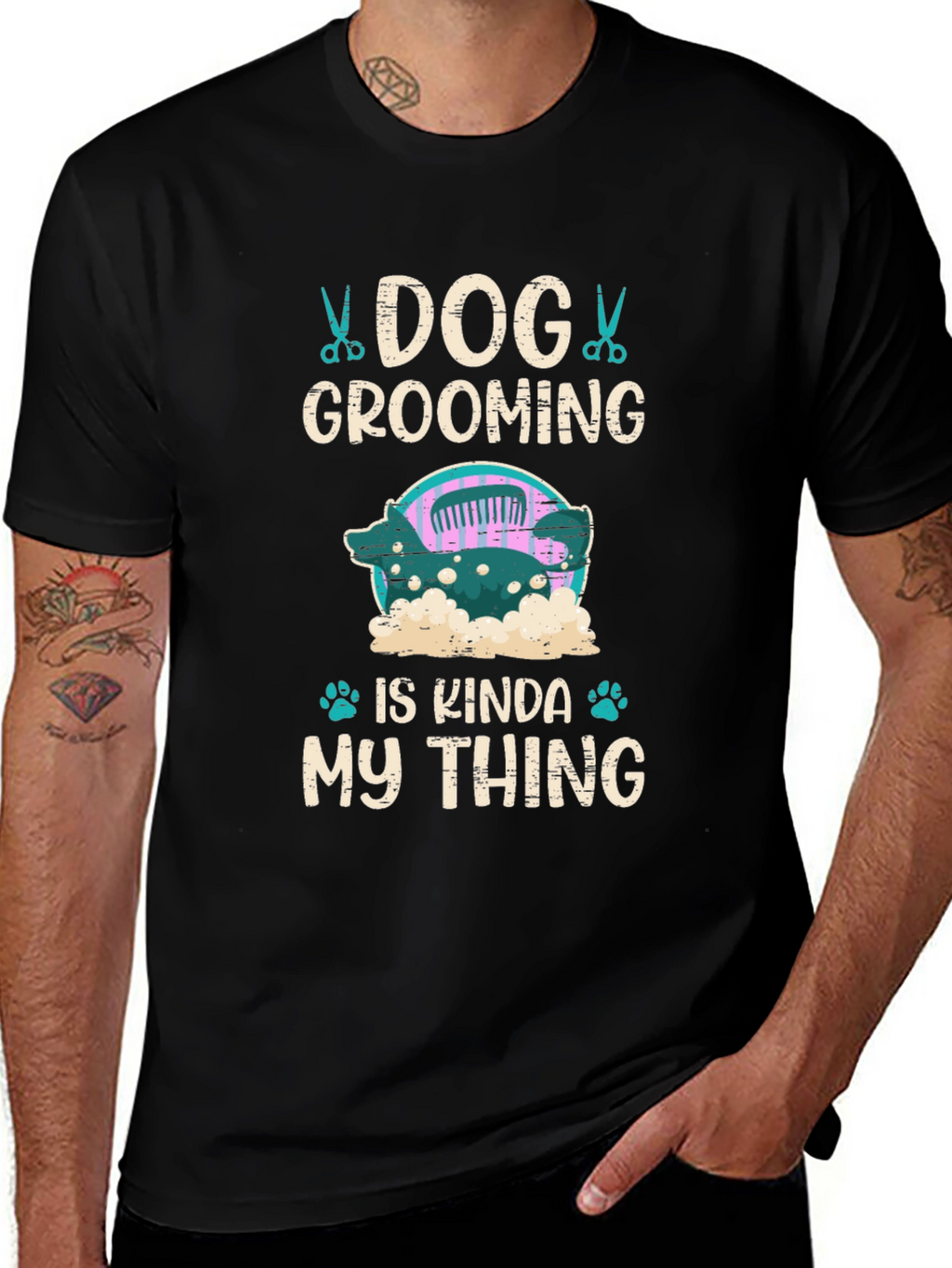 Dog Grooming T-Shirt - Pet Groomer Gift