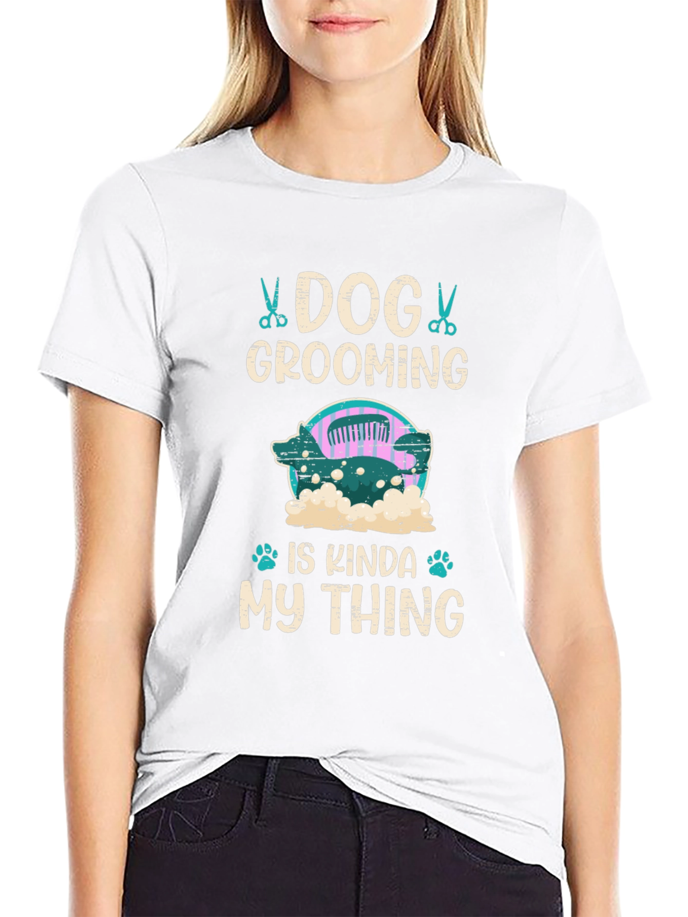 Dog Grooming T-Shirt - Pet Groomer Gift