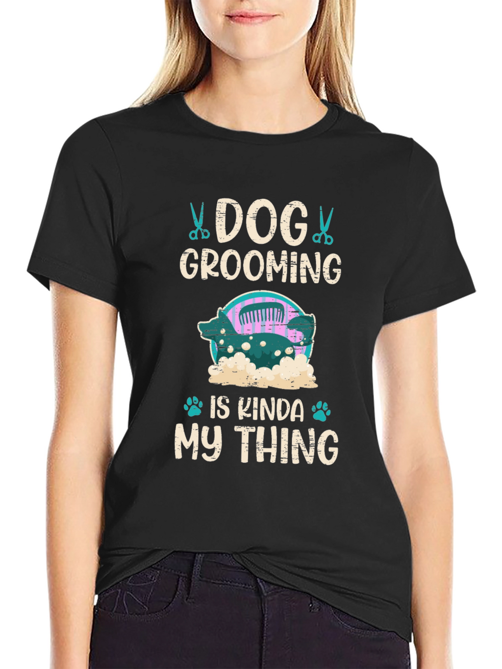Dog Grooming T-Shirt - Pet Groomer Gift