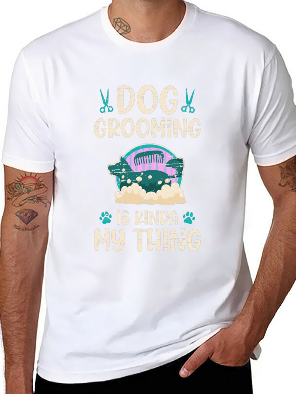 Dog Grooming T-Shirt - Pet Groomer Gift