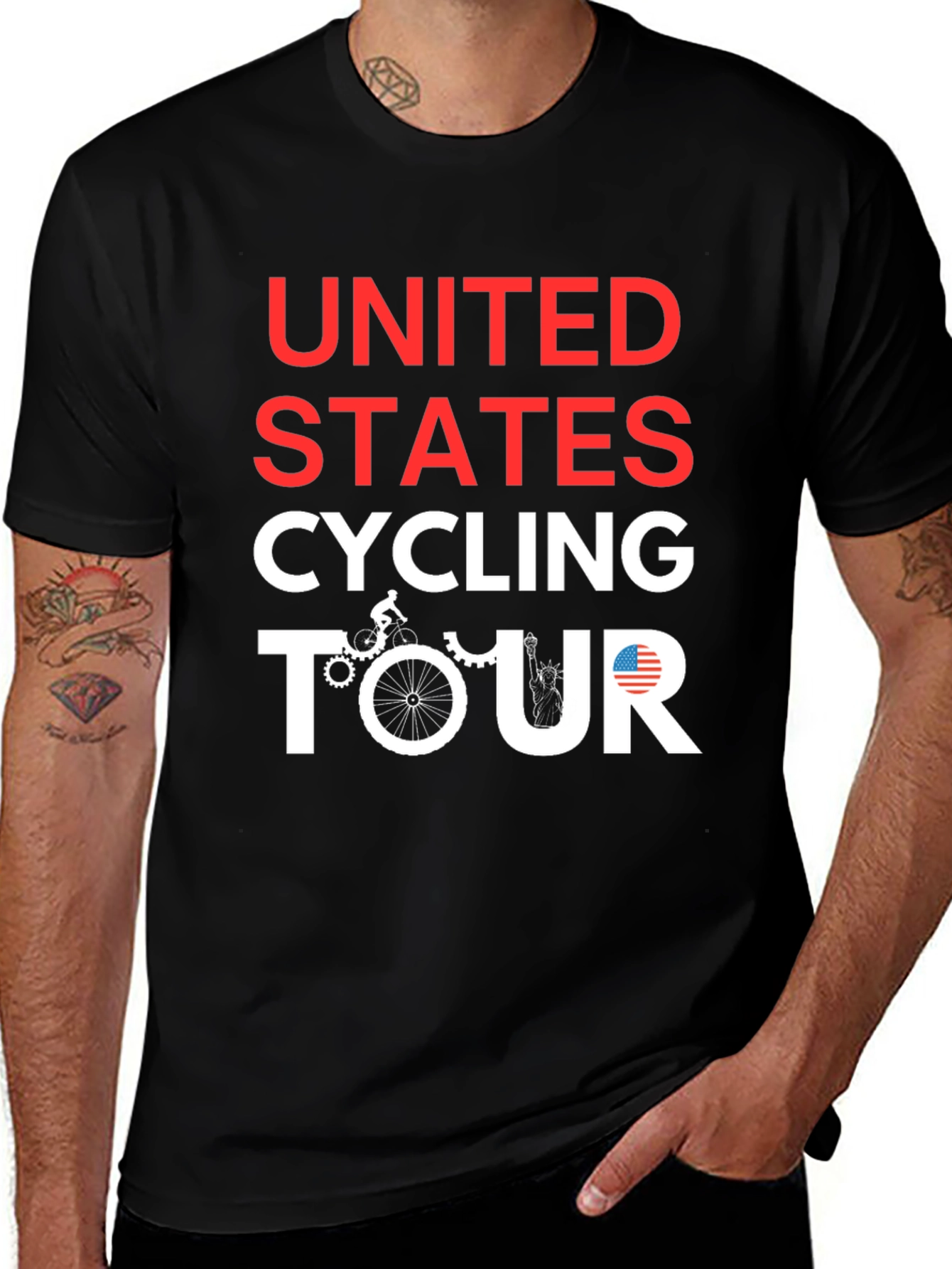 United States Cycling Tour T-Shirt