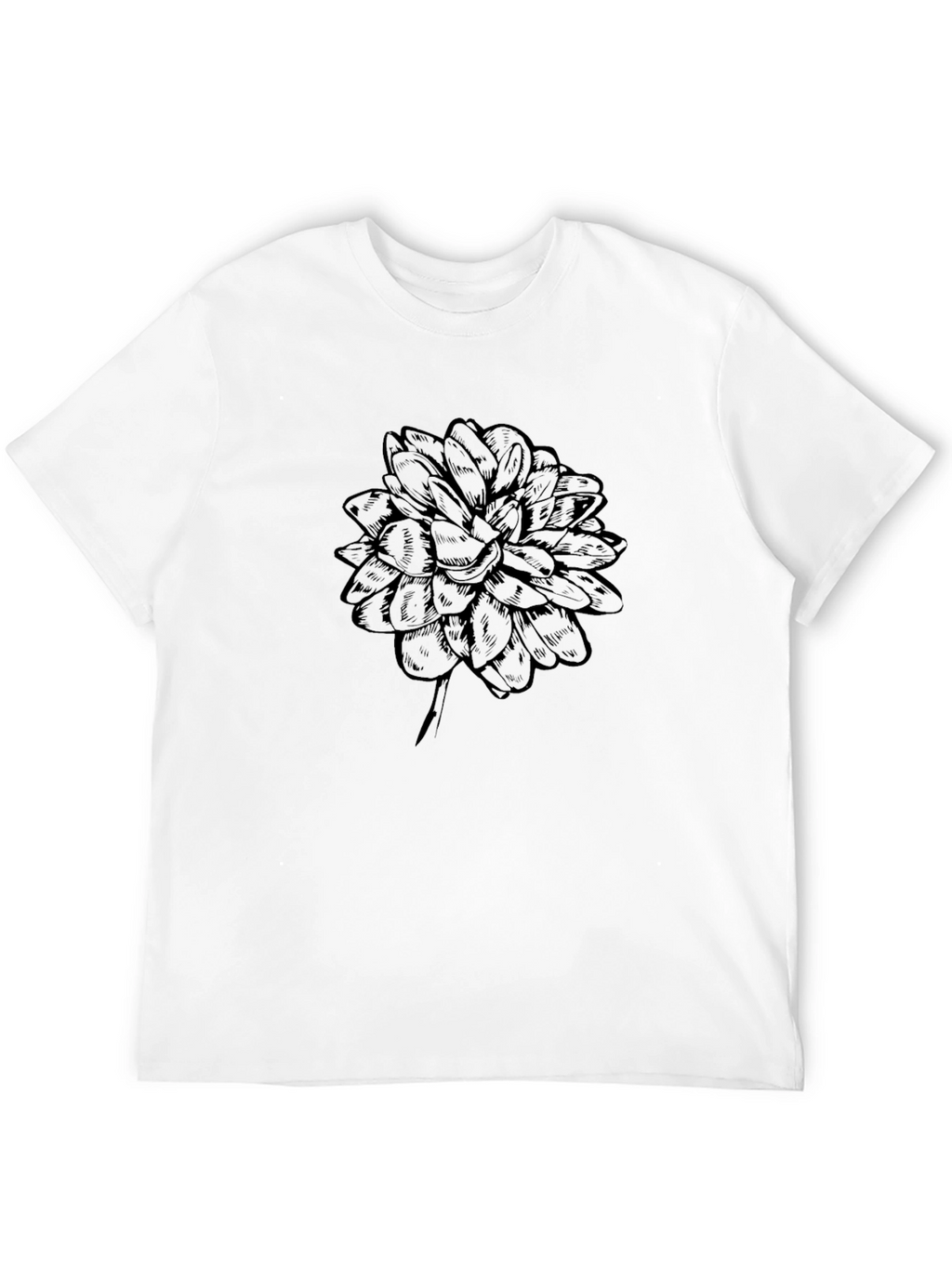 Black Floral Graphic Tee - Stylish Casual Wear